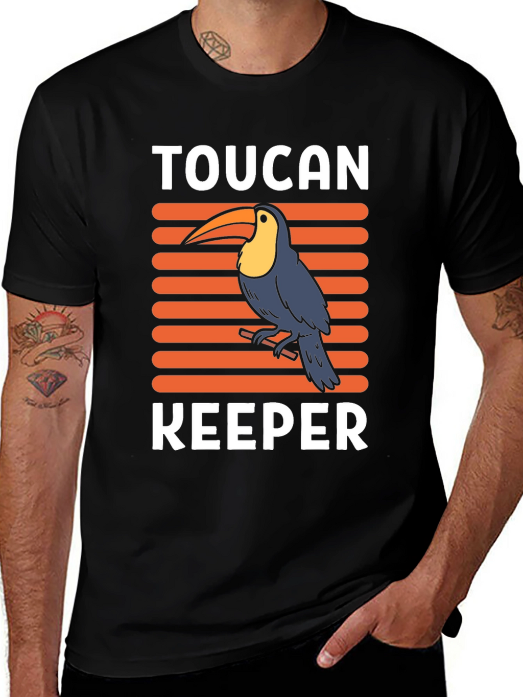 Toucan Keeper Graphic T-Shirt