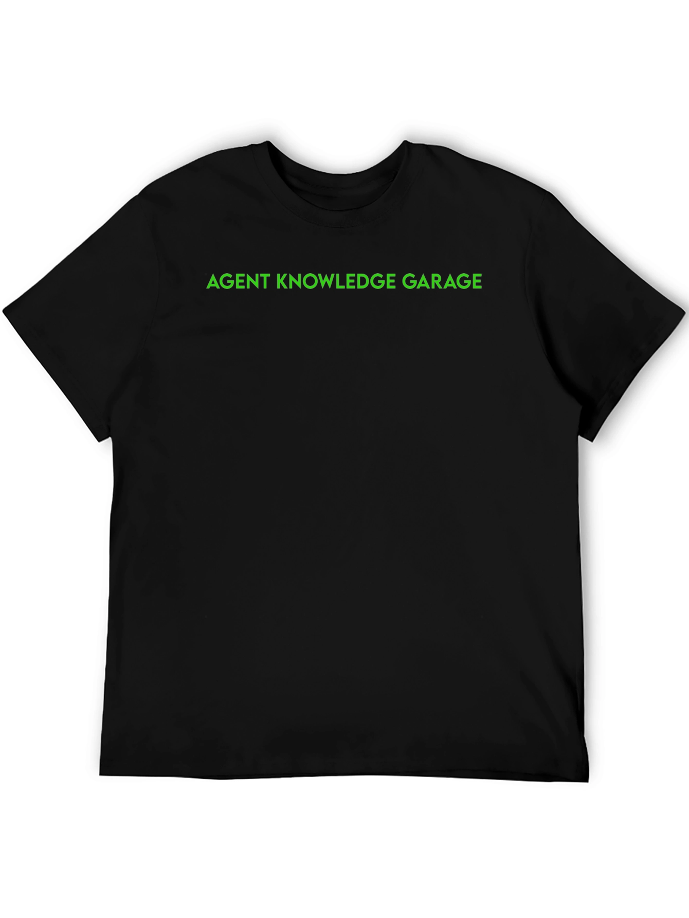 Agent Knowledge Garage Tee - Black