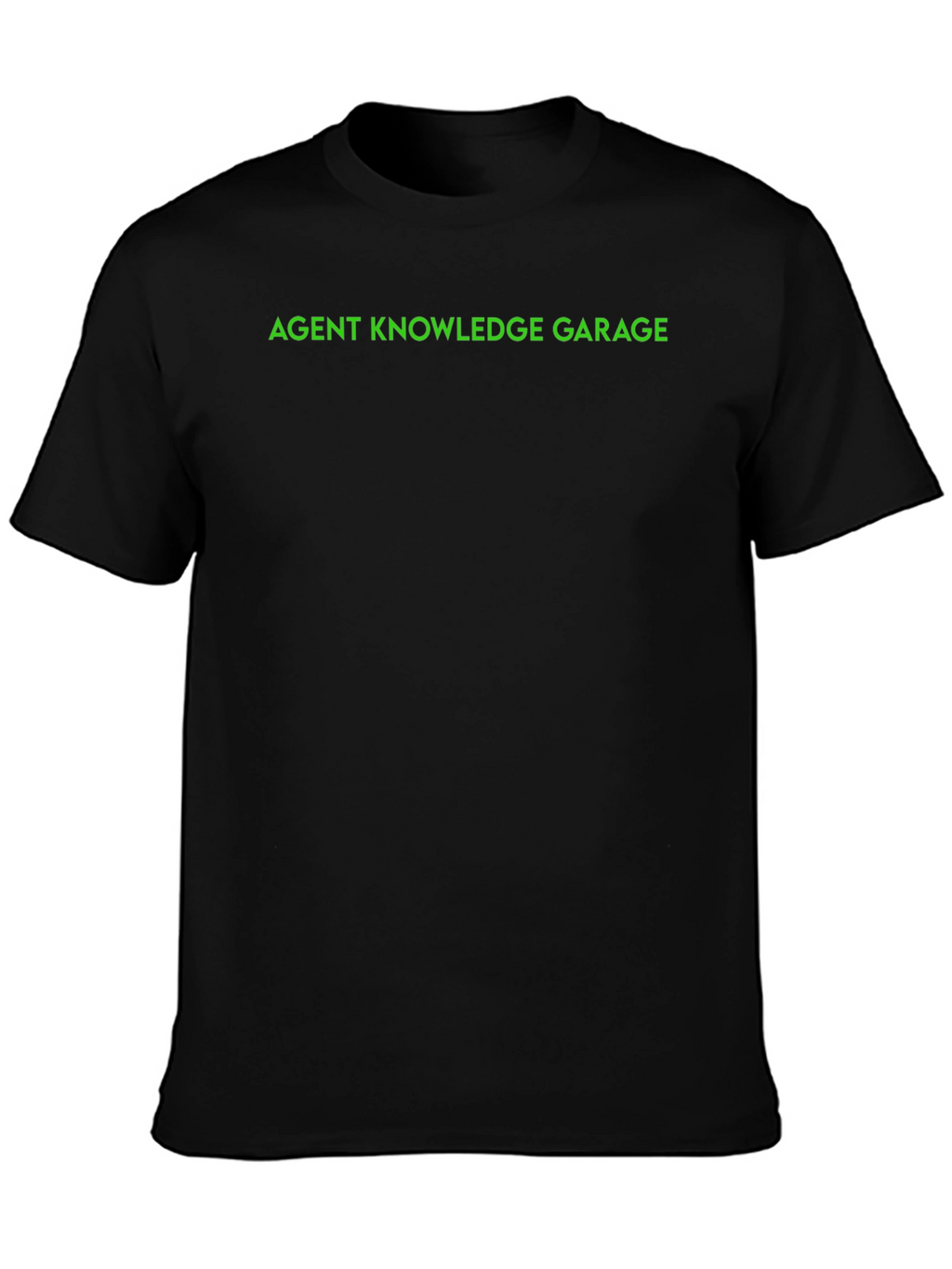 Agent Knowledge Garage Tee - Black