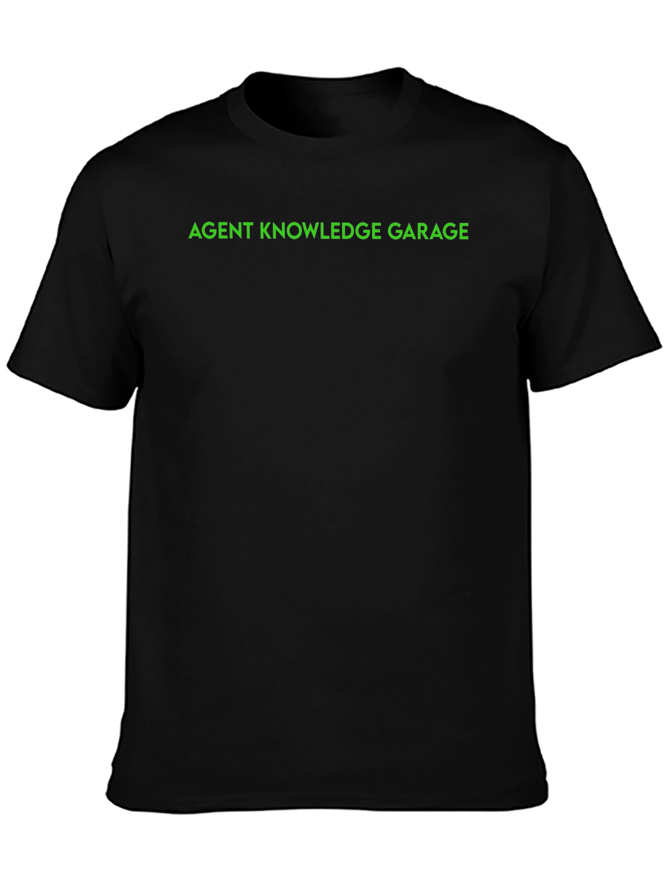 Agent Knowledge Garage Tee - Black