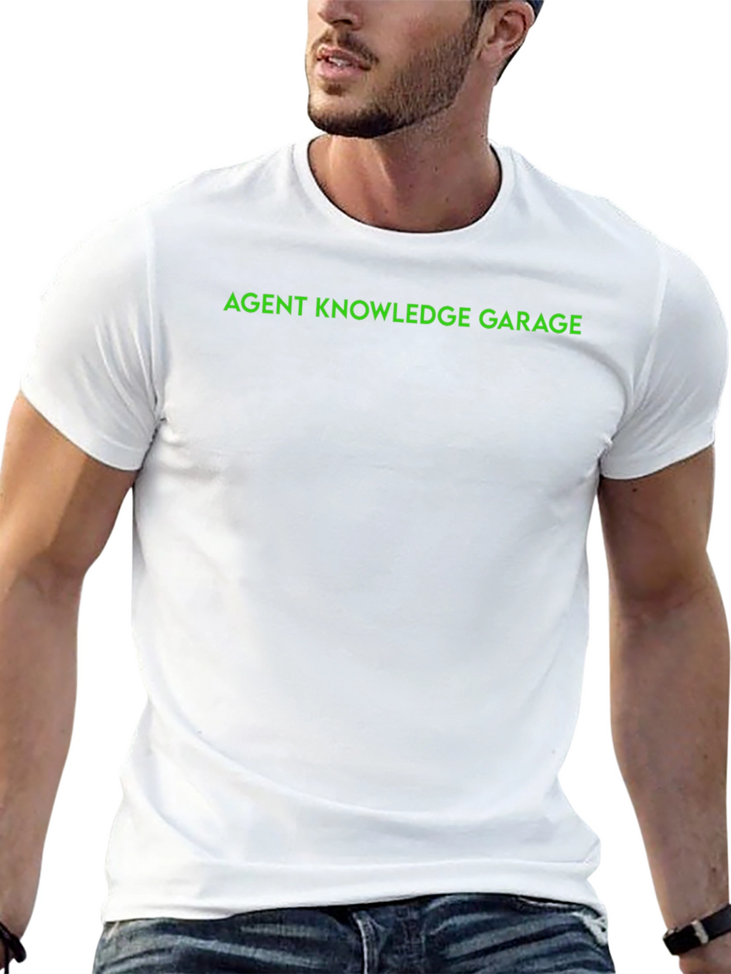 Agent Knowledge Garage Tee - Black