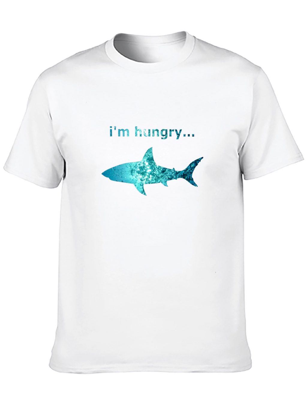 Im Hungry Shark Graphic T-Shirt - Black Cotton Tee