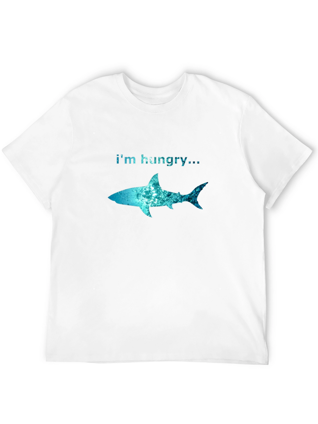 Im Hungry Shark Graphic T-Shirt - Black Cotton Tee