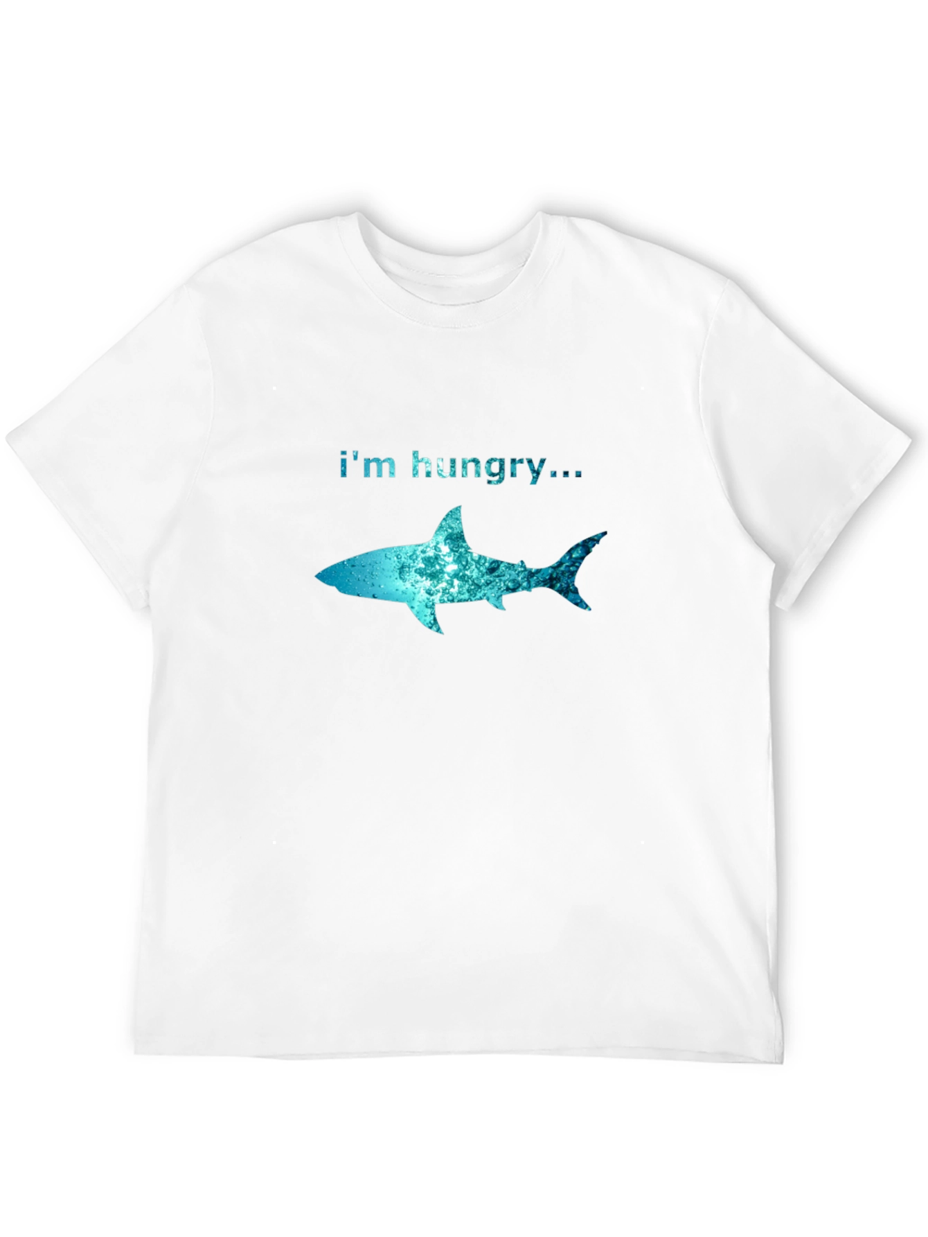 Im Hungry Shark Graphic T-Shirt - Black Cotton Tee
