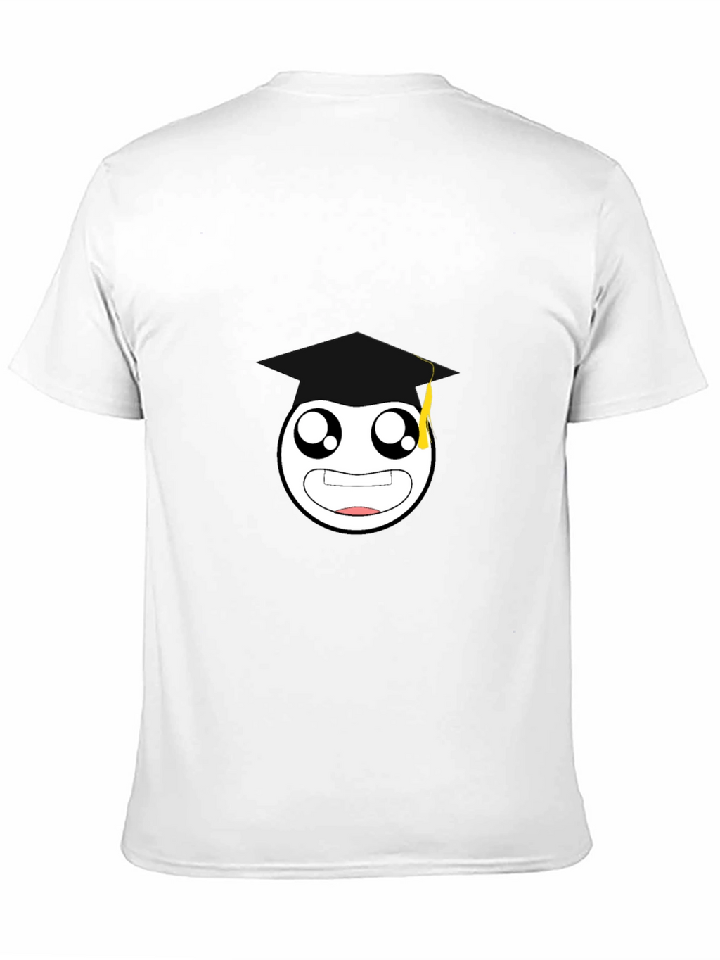Graduation Emoji Black T-Shirt - Unisex