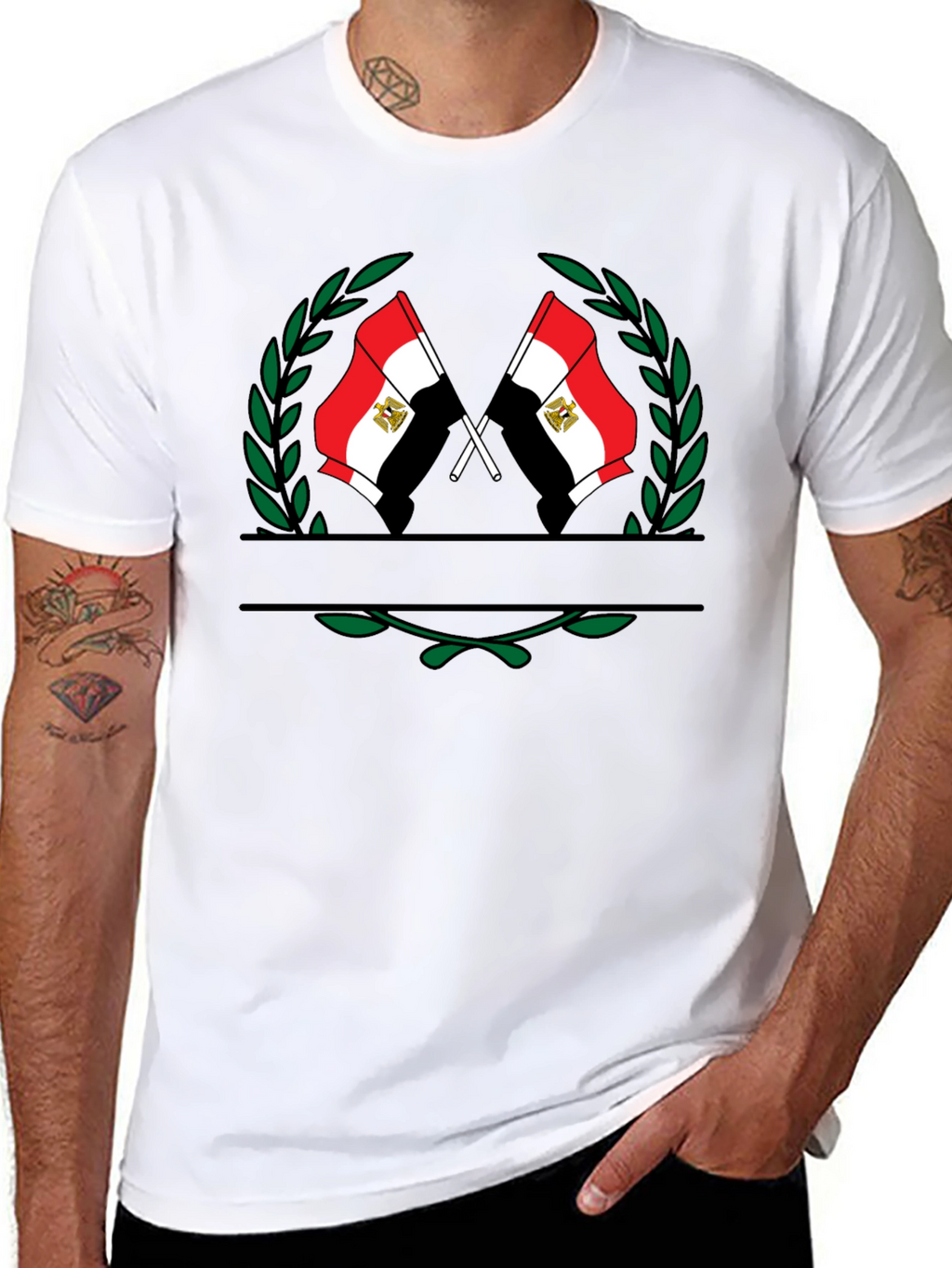 Egypt Flag T-Shirt - Classic Graphic Tee
