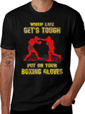 Tough Life Boxing Gloves T-Shirt - Mens