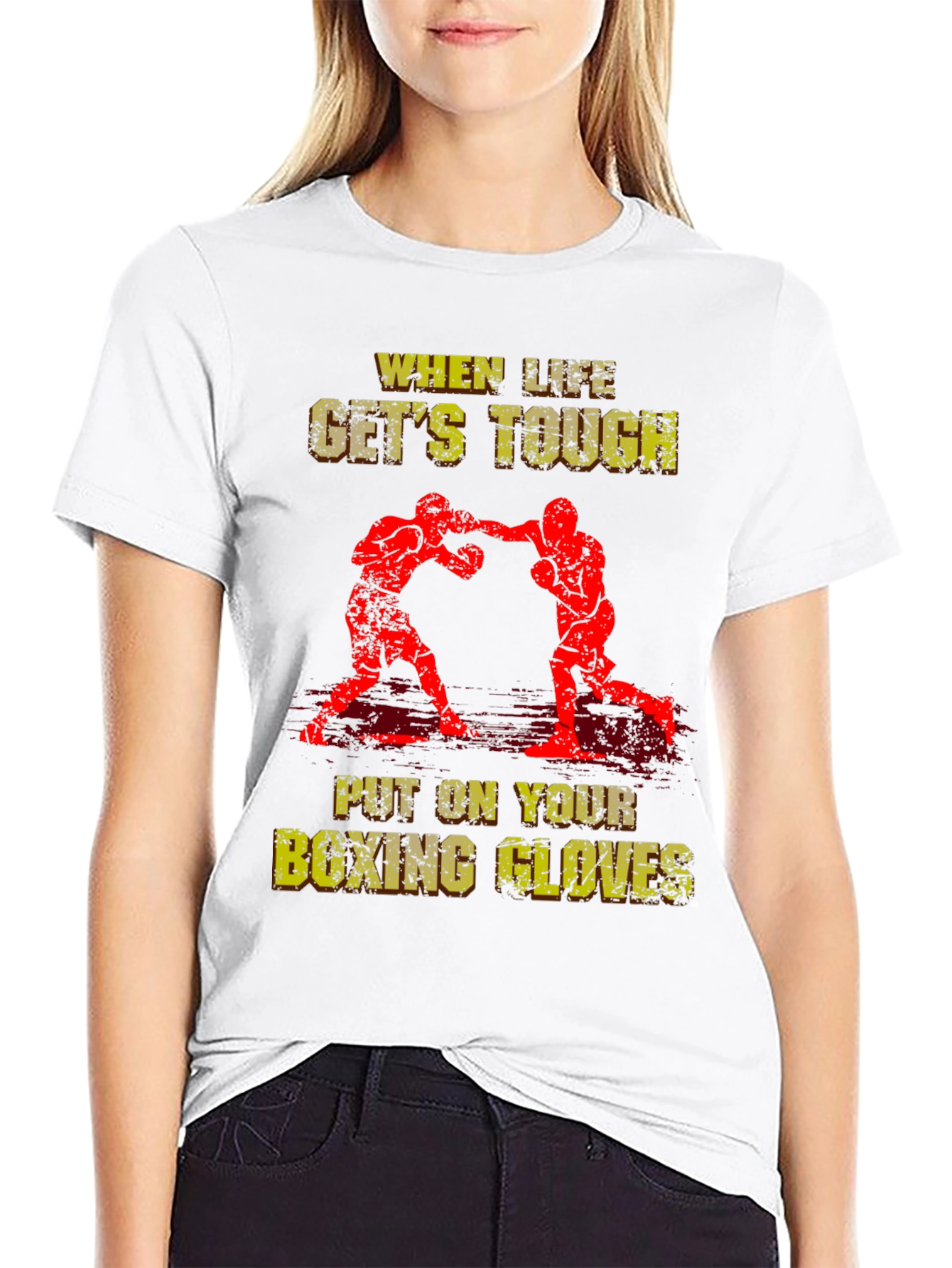 Tough Life Boxing Gloves T-Shirt - Mens