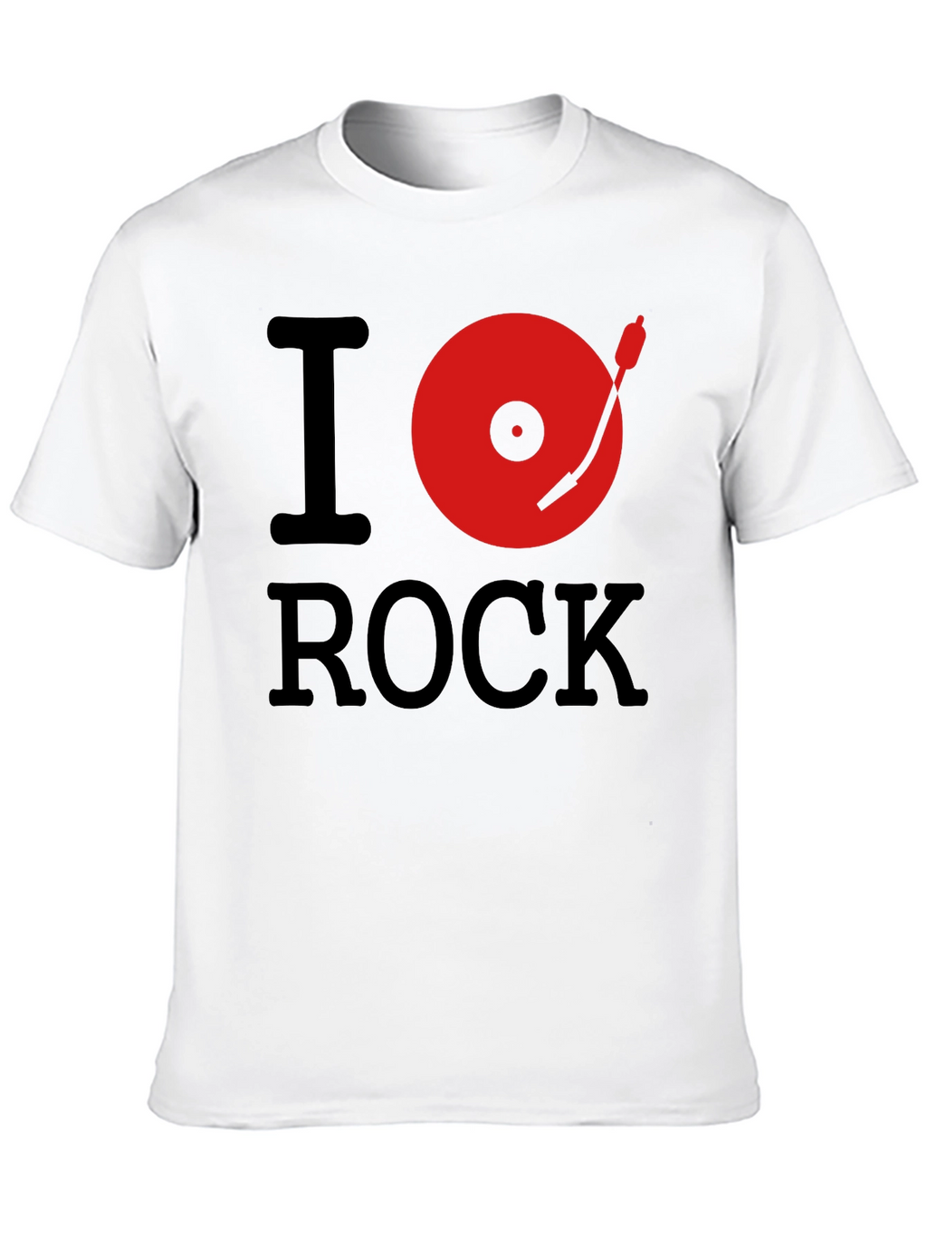 I Love Rock Music Graphic T-Shirt