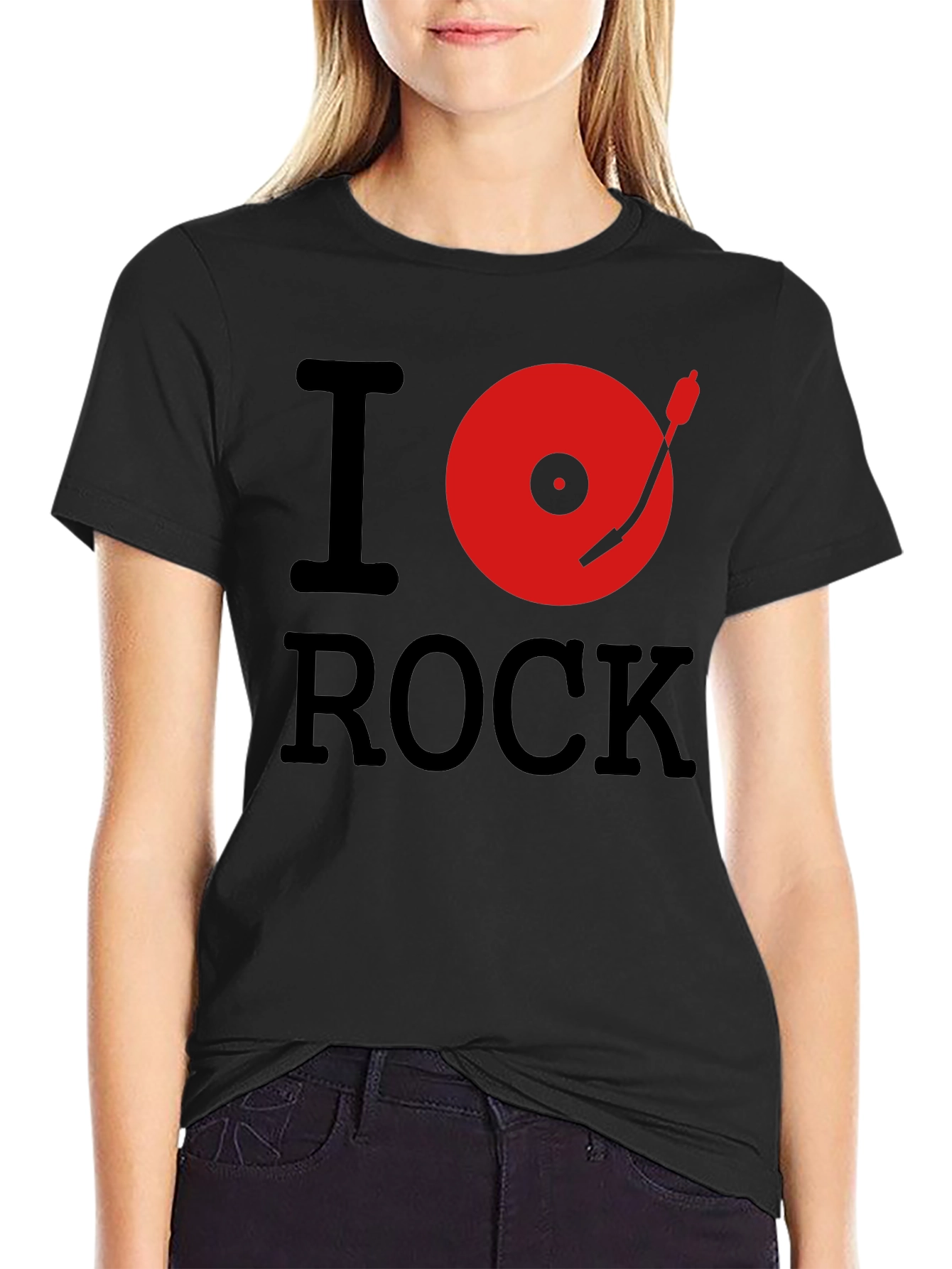 I Love Rock Music Graphic T-Shirt