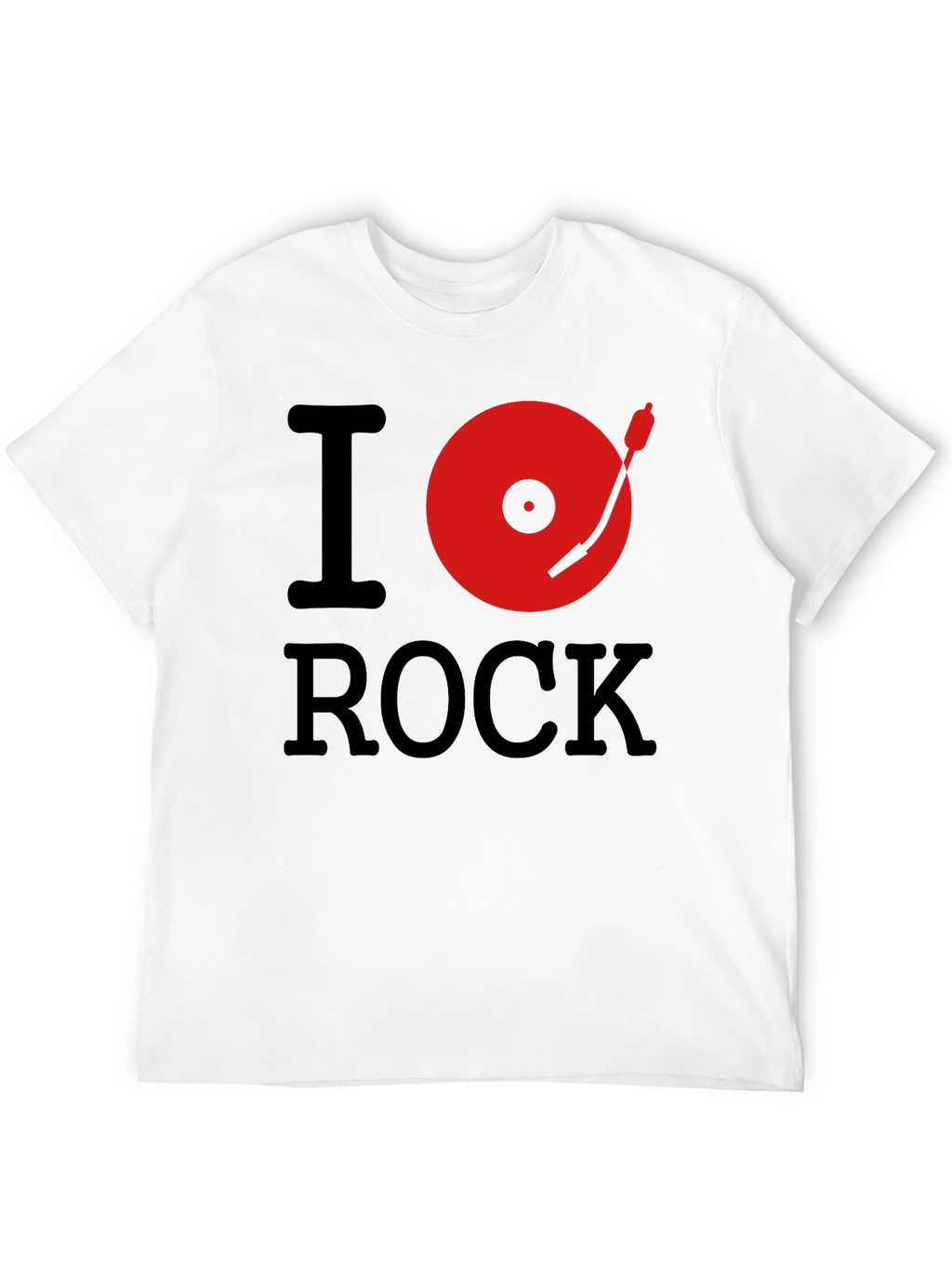 I Love Rock Music Graphic T-Shirt