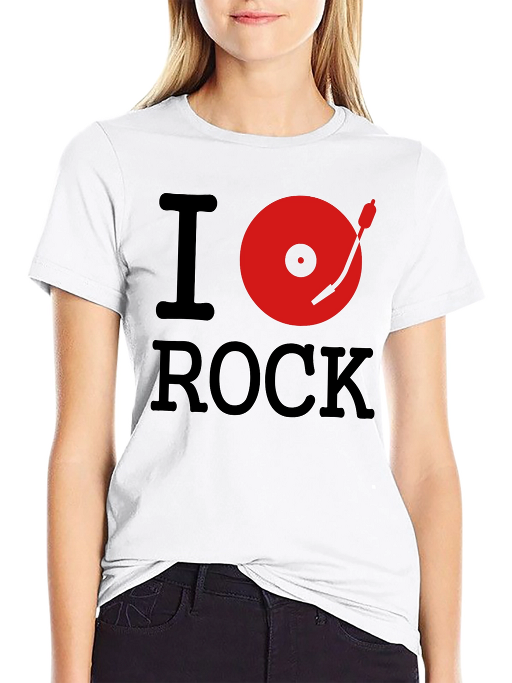 I Love Rock Music Graphic T-Shirt