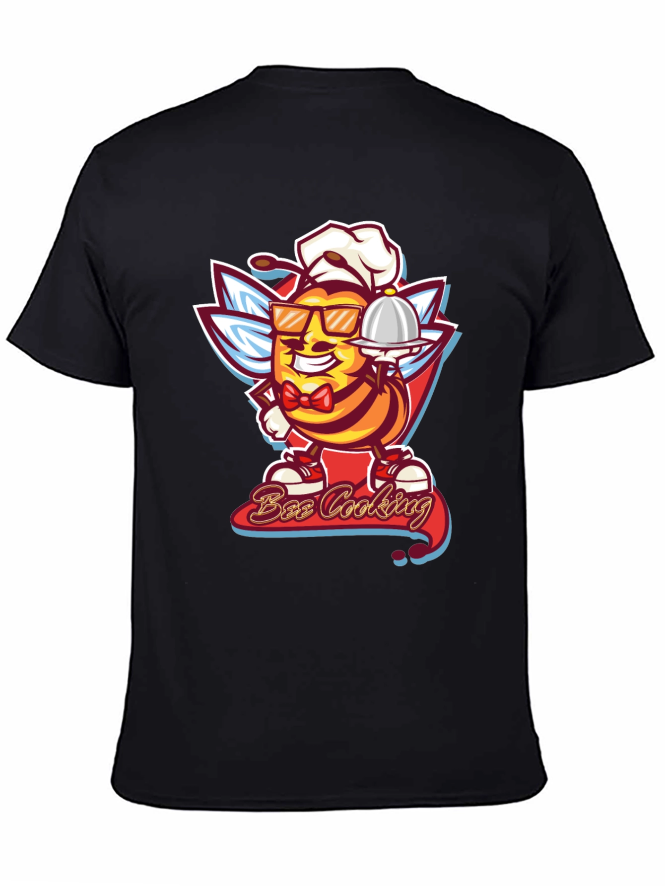Bee Cooking T-Shirt - Chef Bee Graphic Tee
