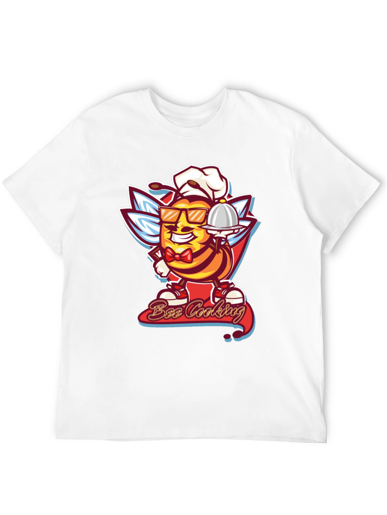 Bee Cooking T-Shirt - Chef Bee Graphic Tee
