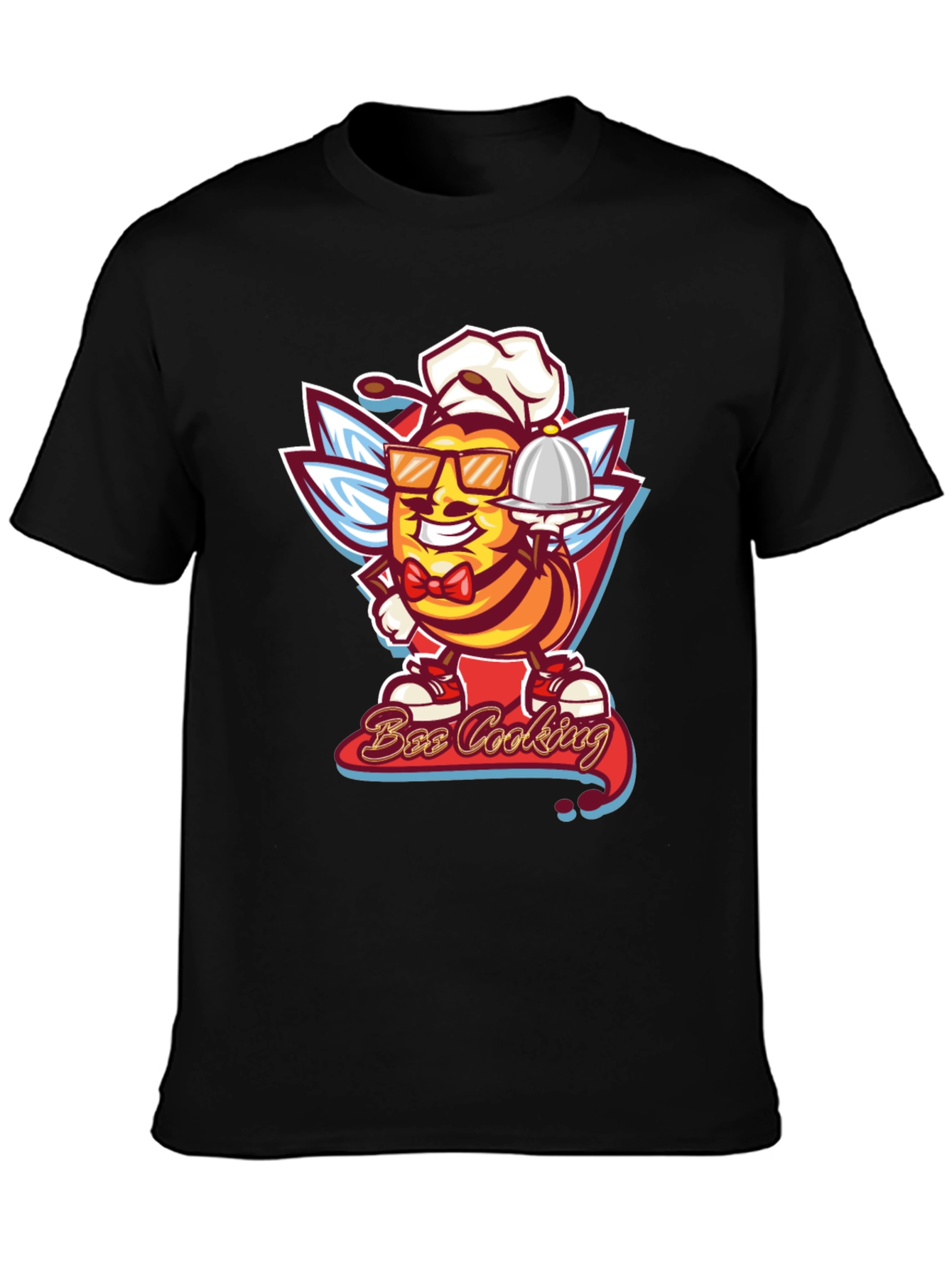 Bee Cooking T-Shirt - Chef Bee Graphic Tee