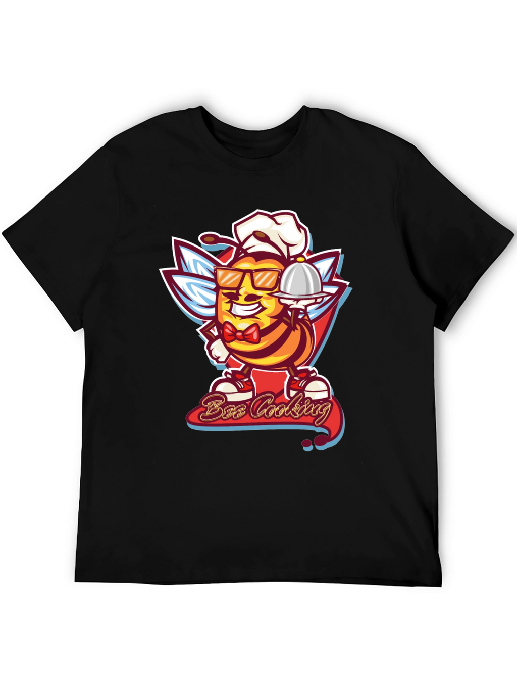 Bee Cooking T-Shirt - Chef Bee Graphic Tee