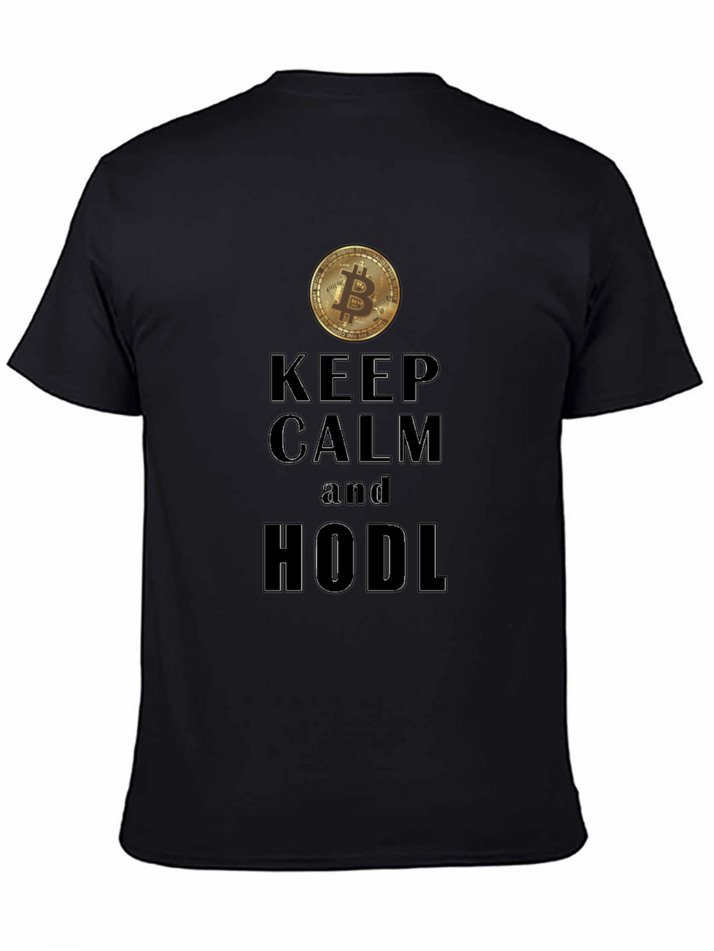 Keep Calm HODL Bitcoin Graphic Tee
