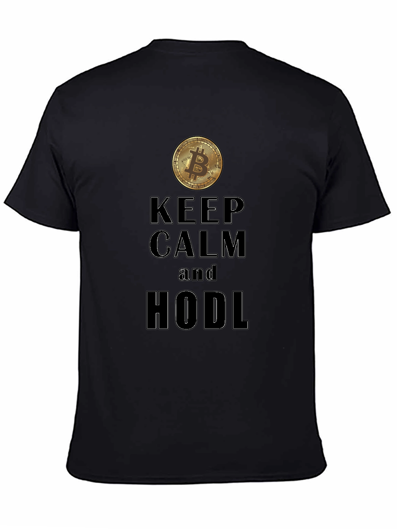Keep Calm HODL Bitcoin Graphic Tee