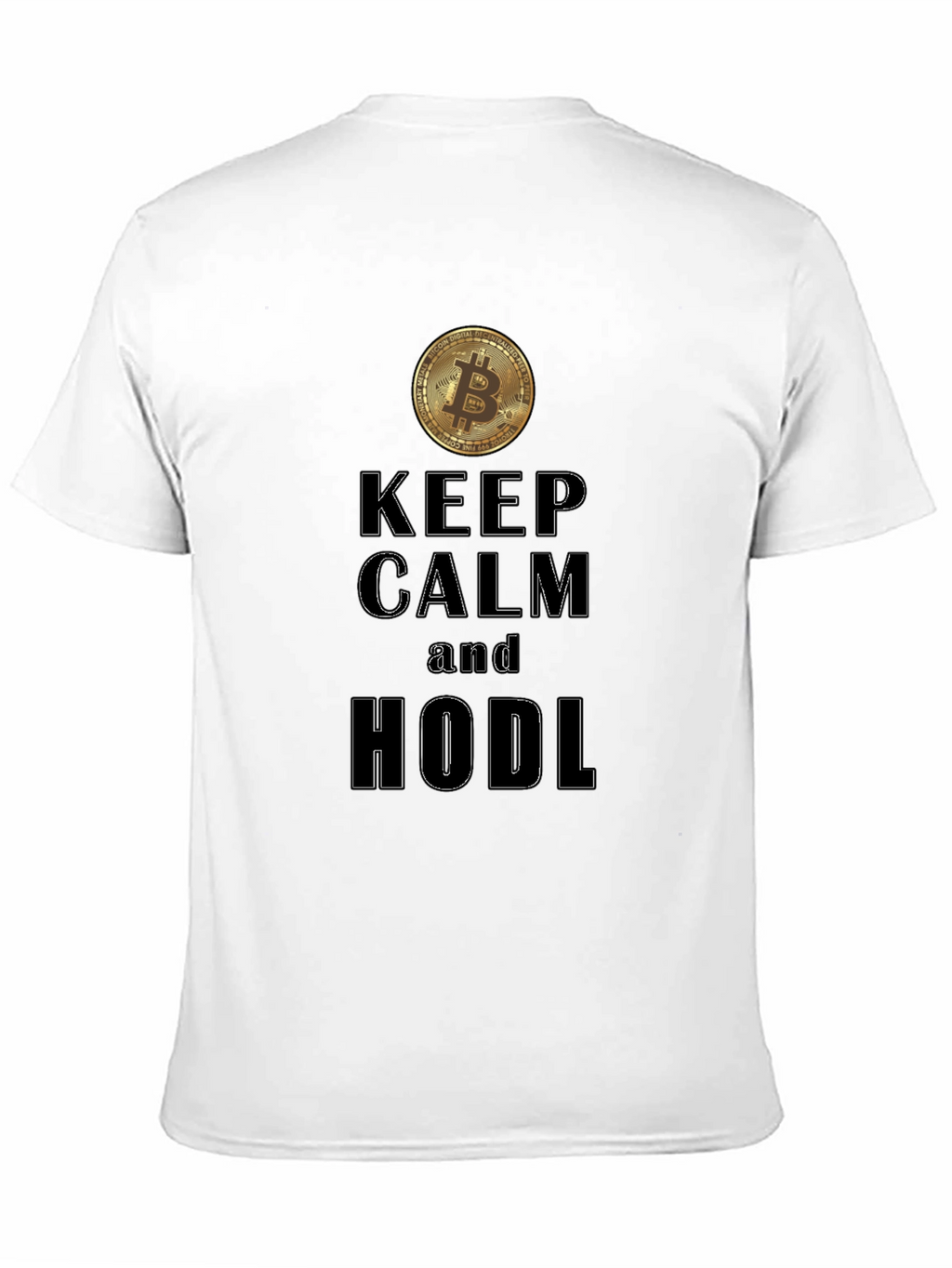Keep Calm HODL Bitcoin Graphic Tee