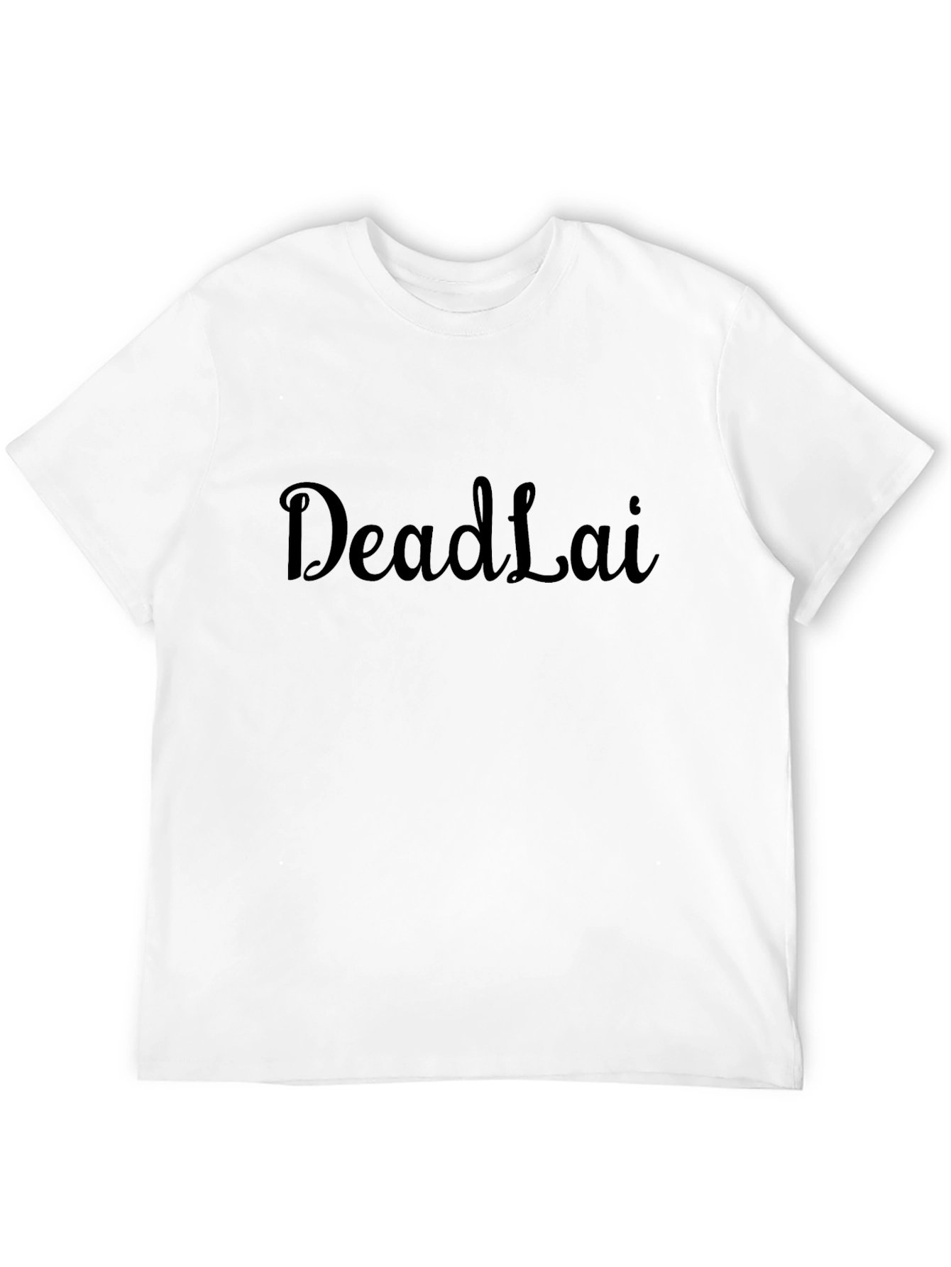 DeadLai Black Graphic Tee - Classic Fit