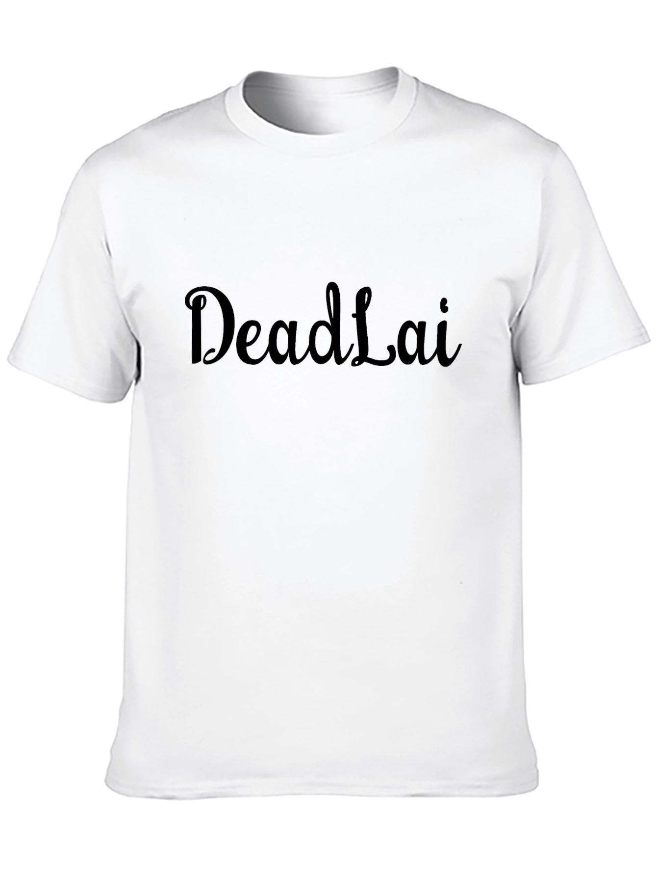 DeadLai Black Graphic Tee - Classic Fit