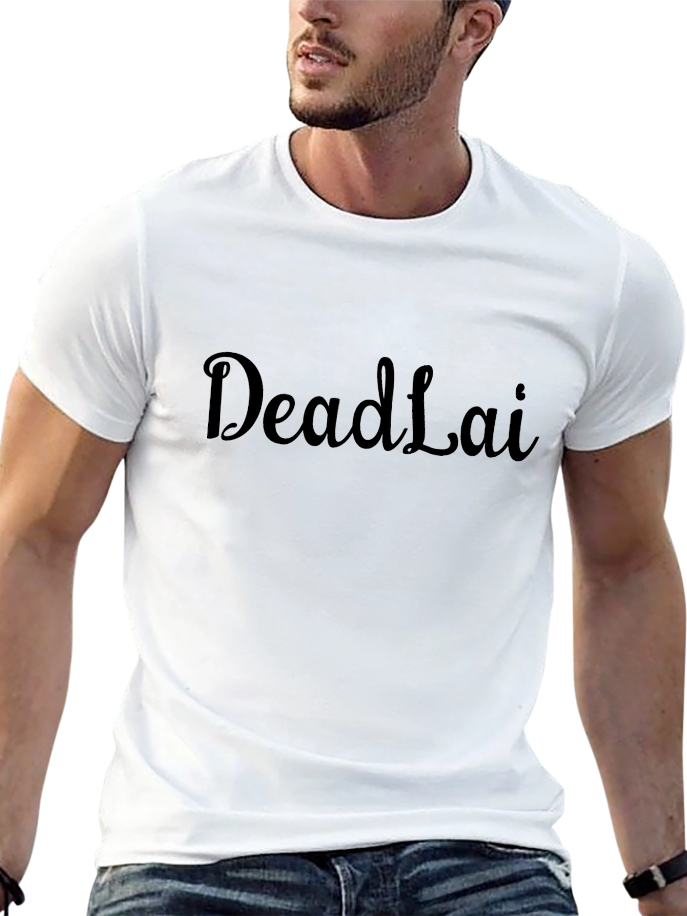 DeadLai Black Graphic Tee - Classic Fit