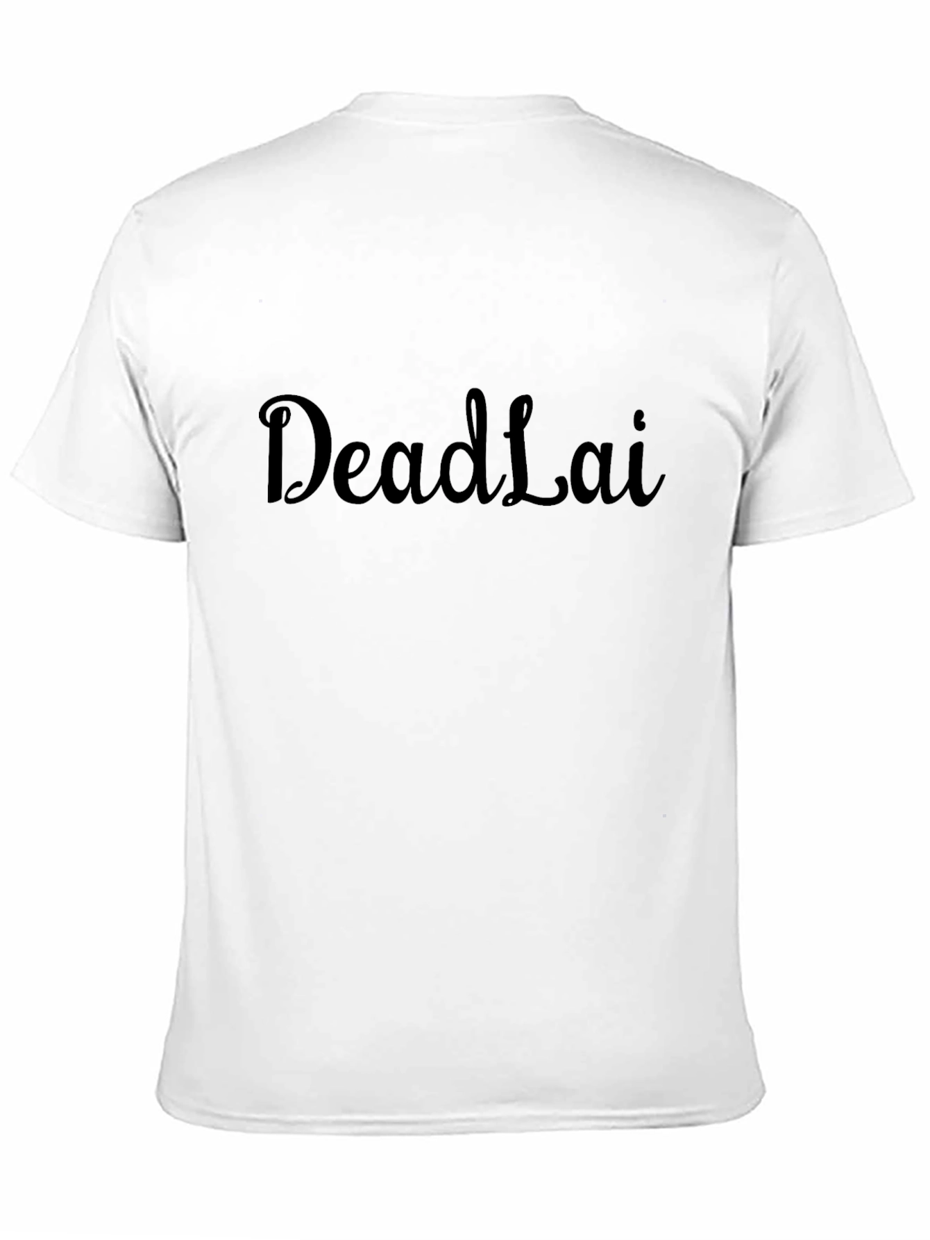 DeadLai Black Graphic Tee - Classic Fit