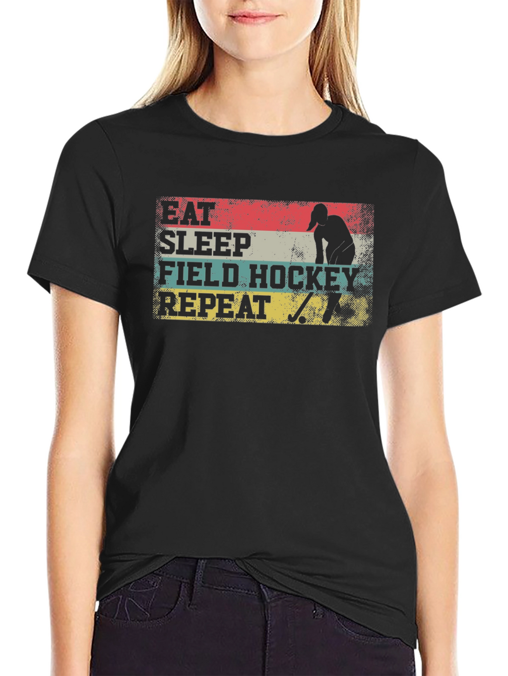 Eat Sleep Field Hockey Repeat T-Shirt