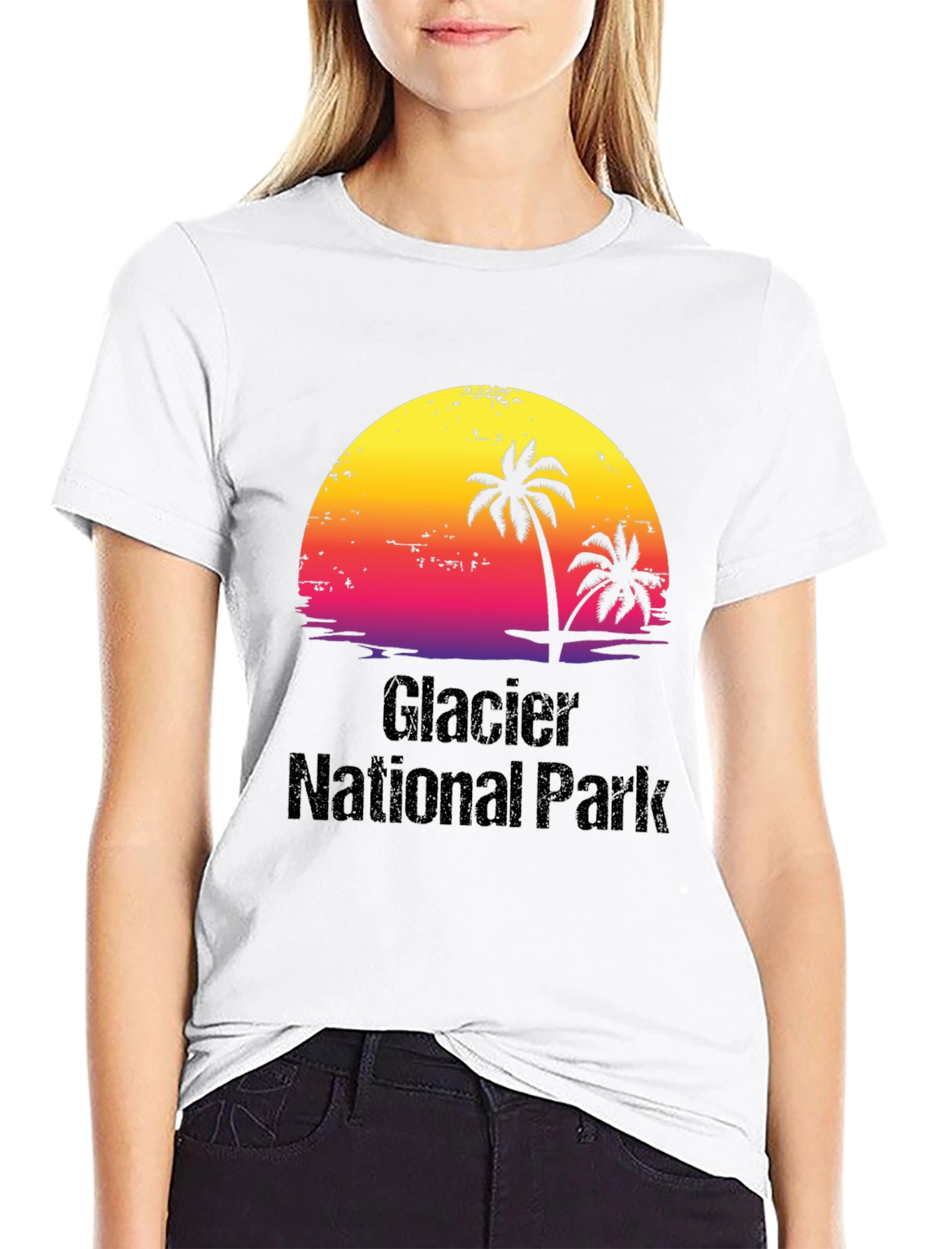 Glacier National Park Graphic T-Shirt