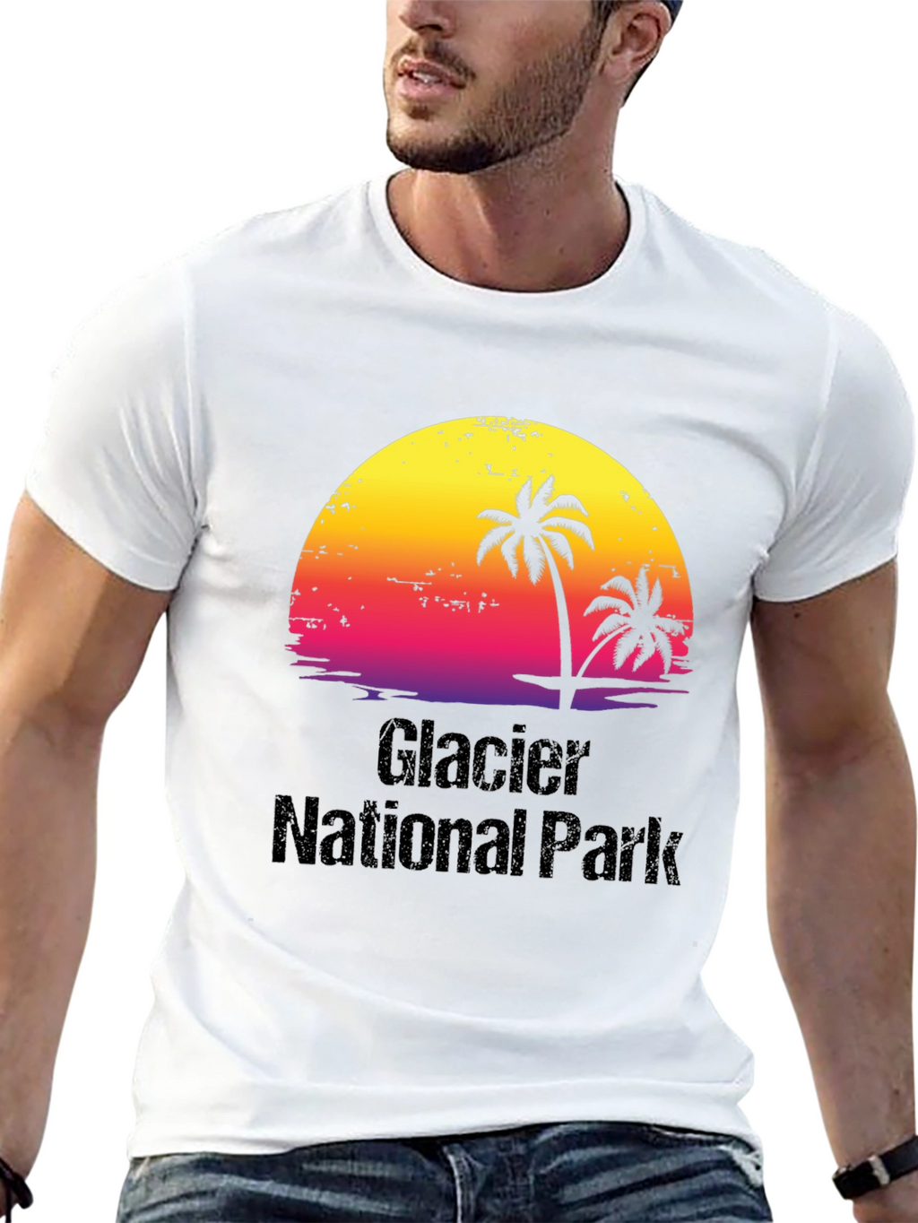 Glacier National Park Graphic T-Shirt