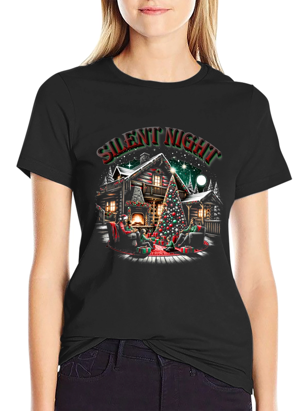 Silent Night Christmas T-Shirt