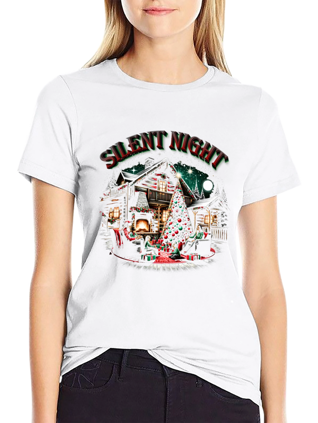 Silent Night Christmas T-Shirt