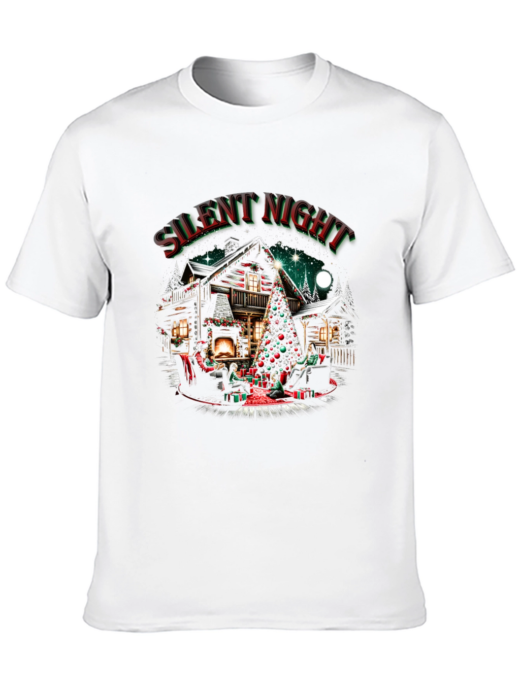 Silent Night Christmas T-Shirt