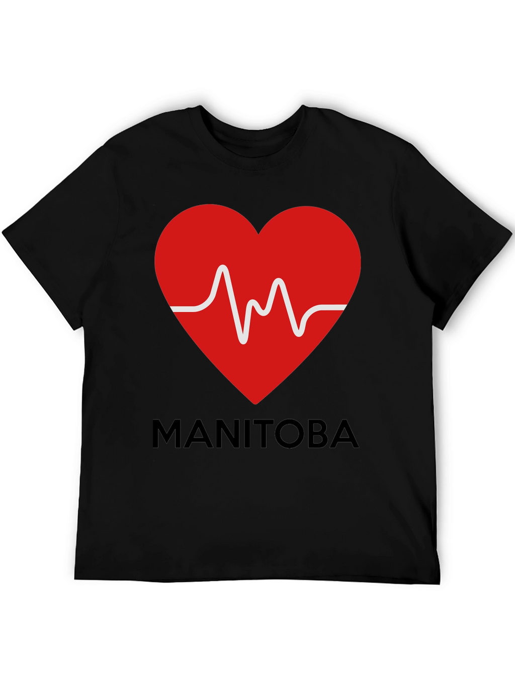 Manitoba Heartbeat T-Shirt - Show Your Provincial Pride!