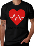Manitoba Heartbeat T-Shirt - Show Your Provincial Pride!