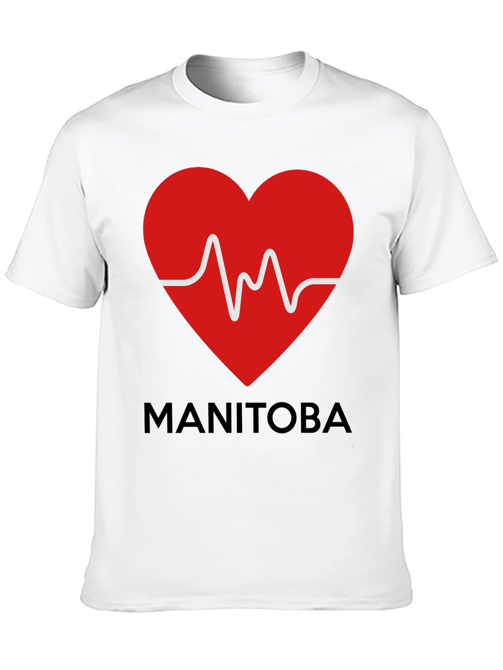 Manitoba Heartbeat T-Shirt - Show Your Provincial Pride!