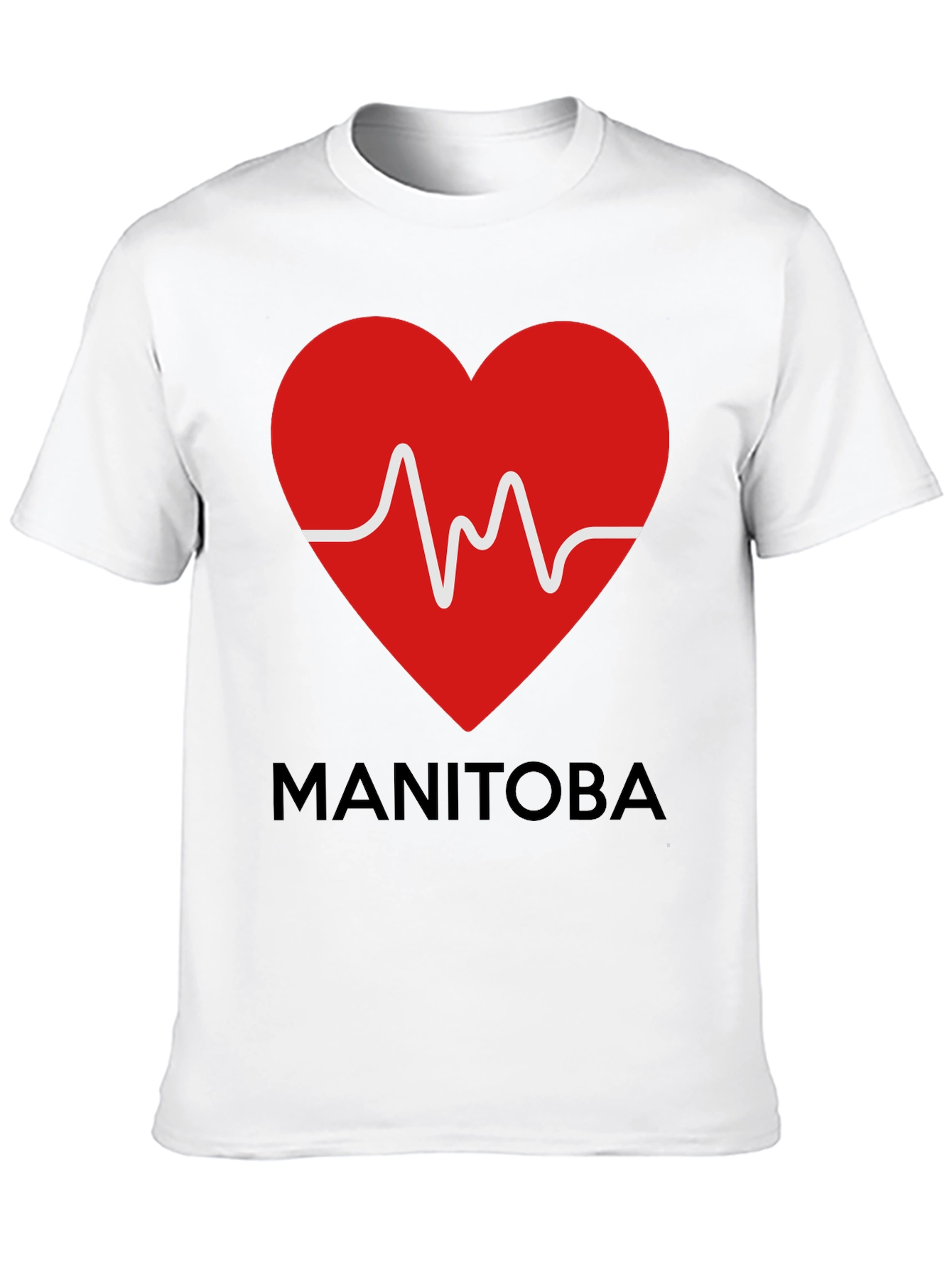 Manitoba Heartbeat T-Shirt - Show Your Provincial Pride!