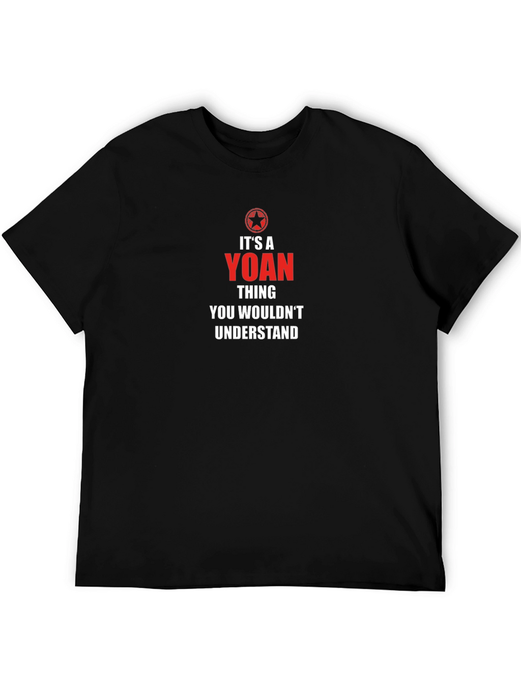 Its a Yoan Thing - Black Graphic Tee