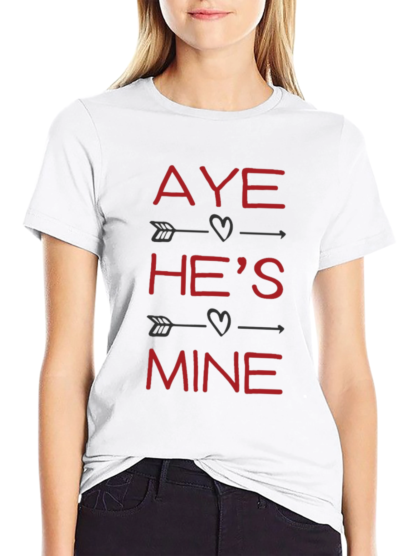 Aye Hes Mine Valentines T-Shirt