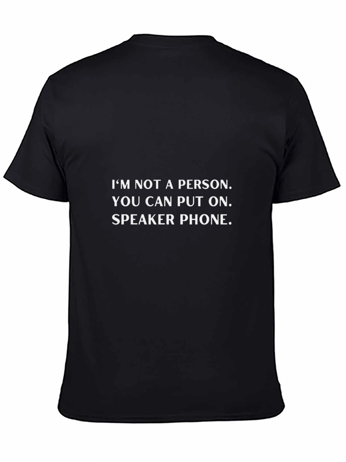 Speaker Phone Slogan T-Shirt