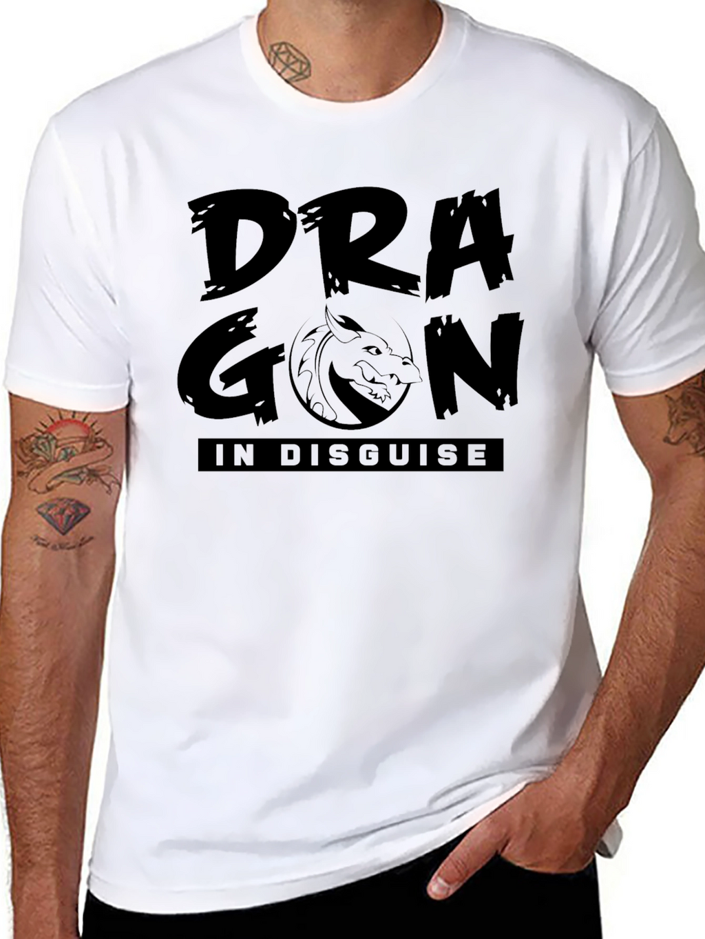 Dragon in Disguise Graphic T-Shirt