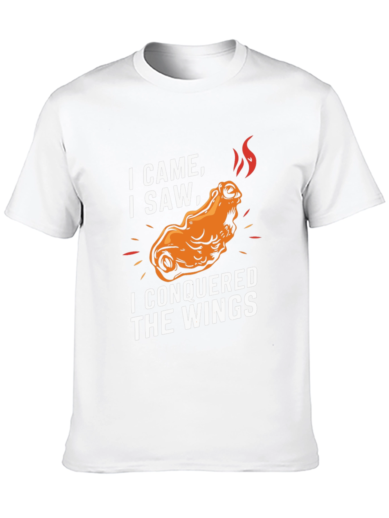 I Came I Saw I Conquered Wings T-Shirt - Black