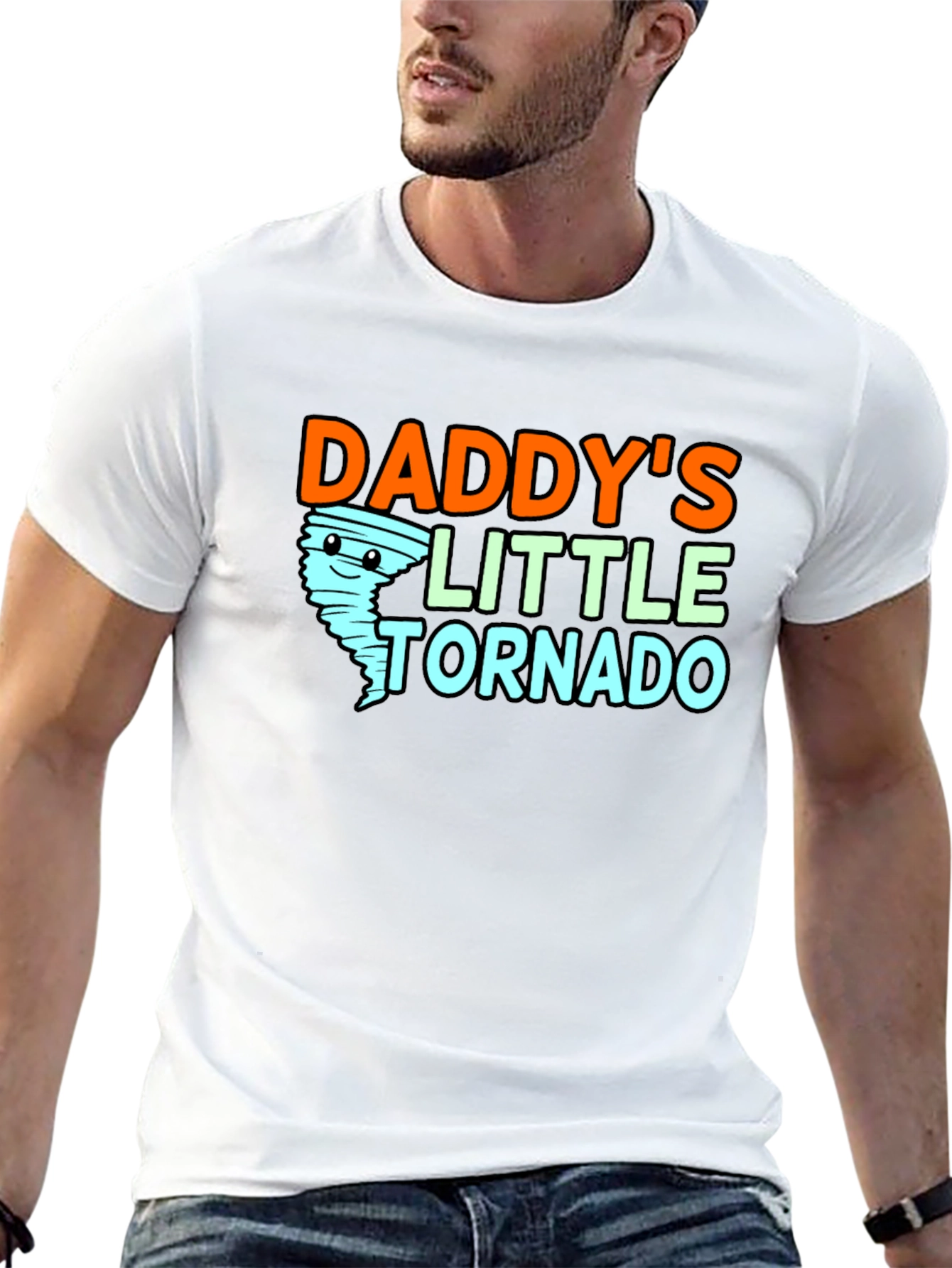 Daddys Little Tornado Graphic T-Shirt