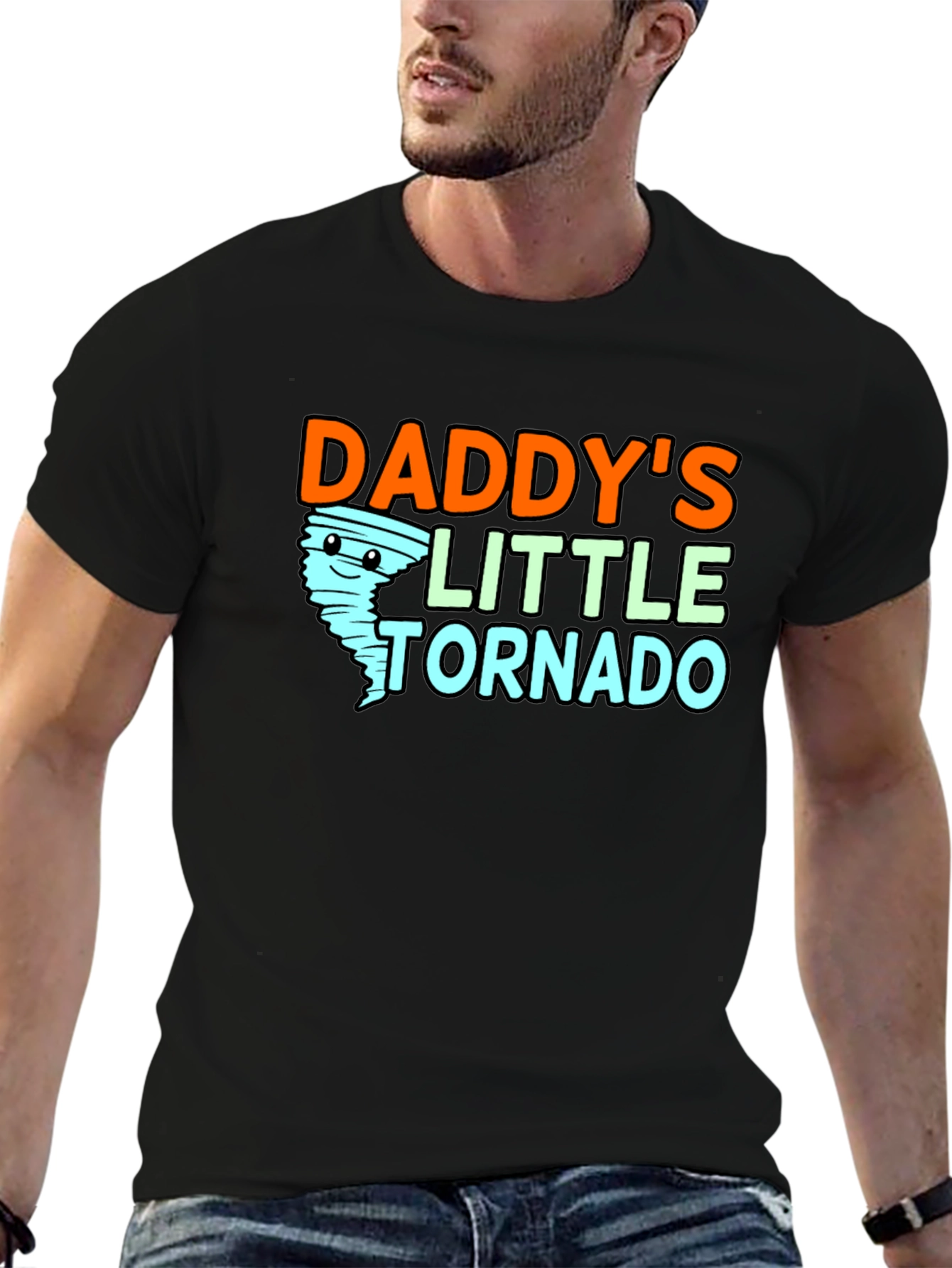 Daddys Little Tornado Graphic T-Shirt