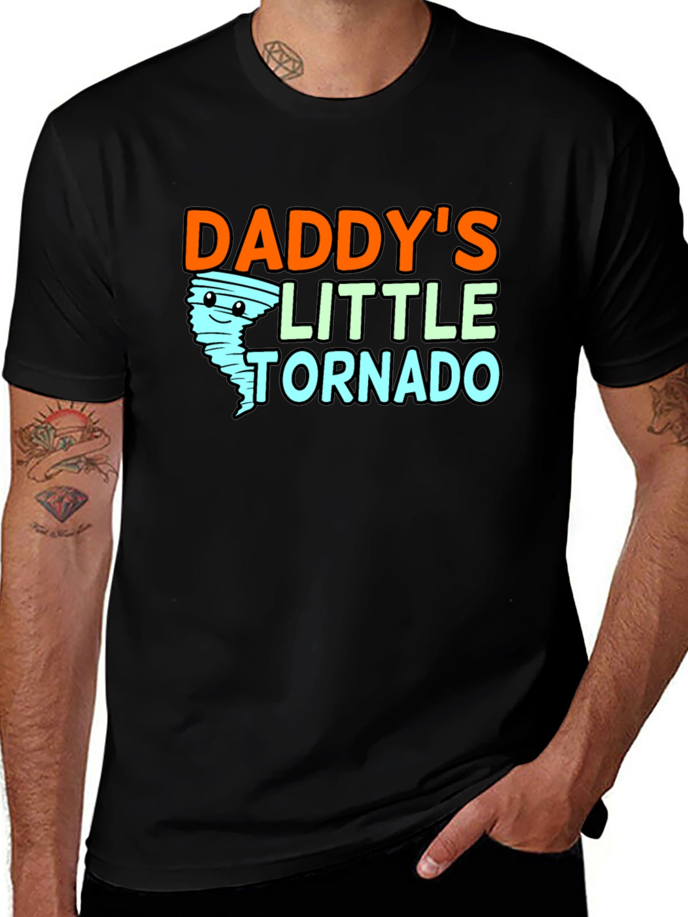 Daddys Little Tornado Graphic T-Shirt