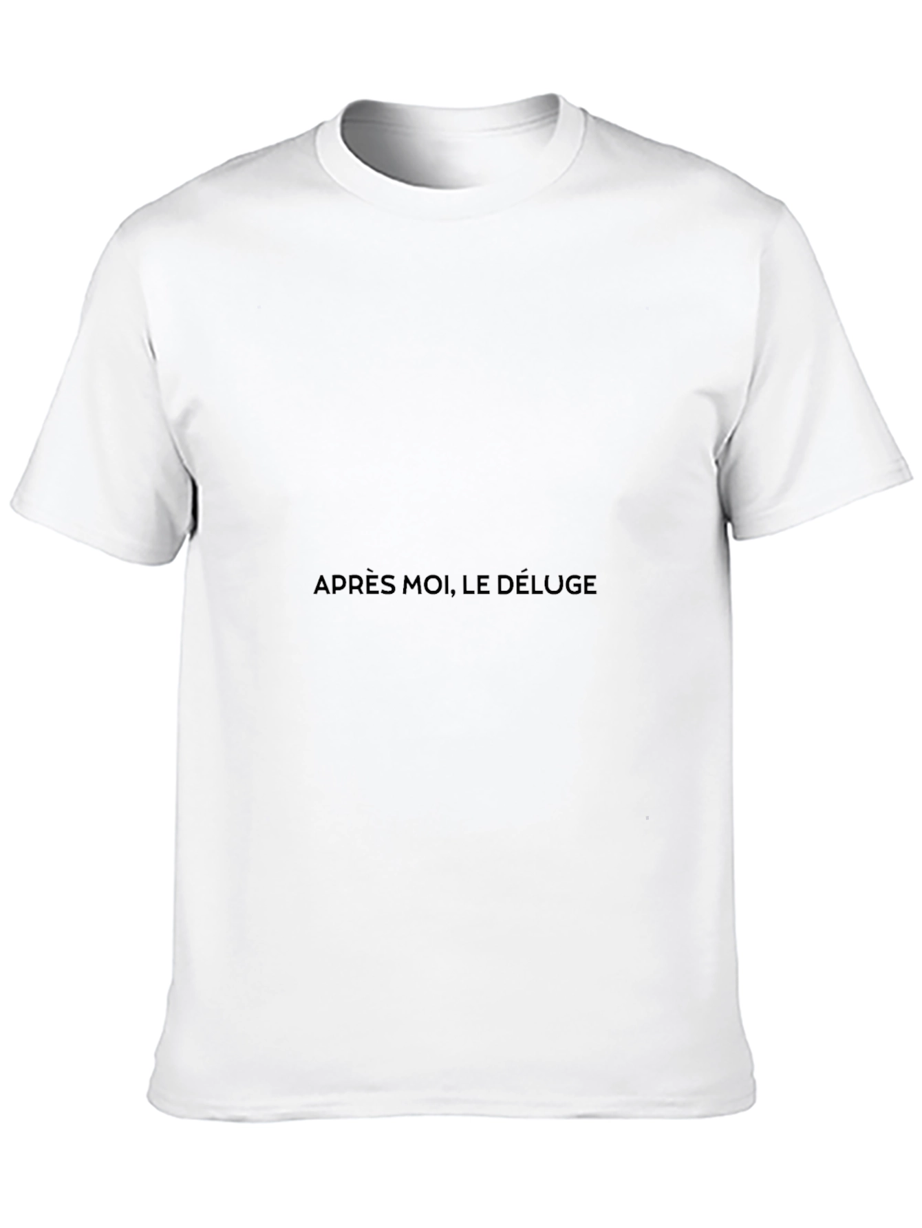 Après Moi Le Déluge Black T-Shirt