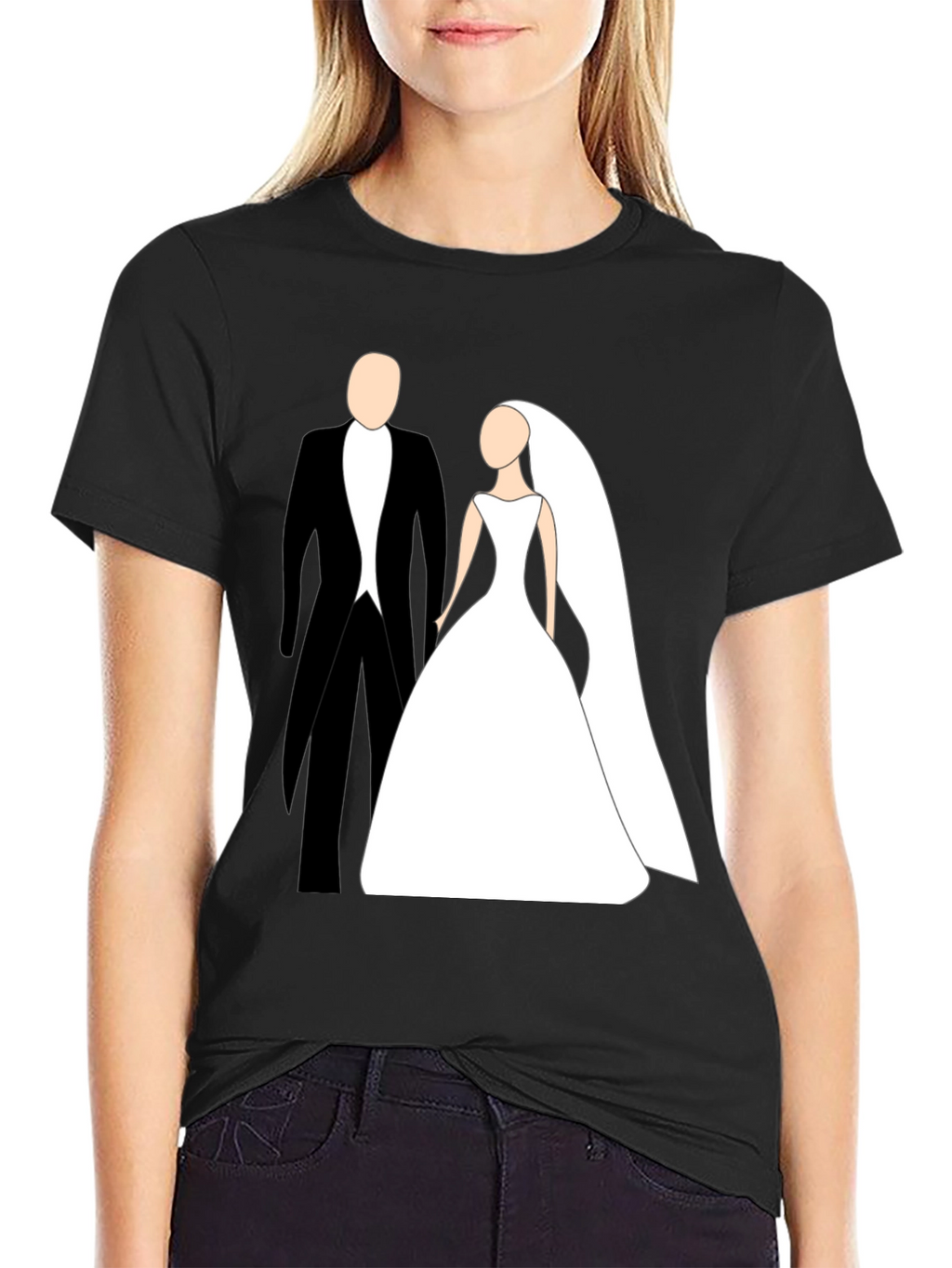 Bride & Groom Graphic Tee - Wedding Gift