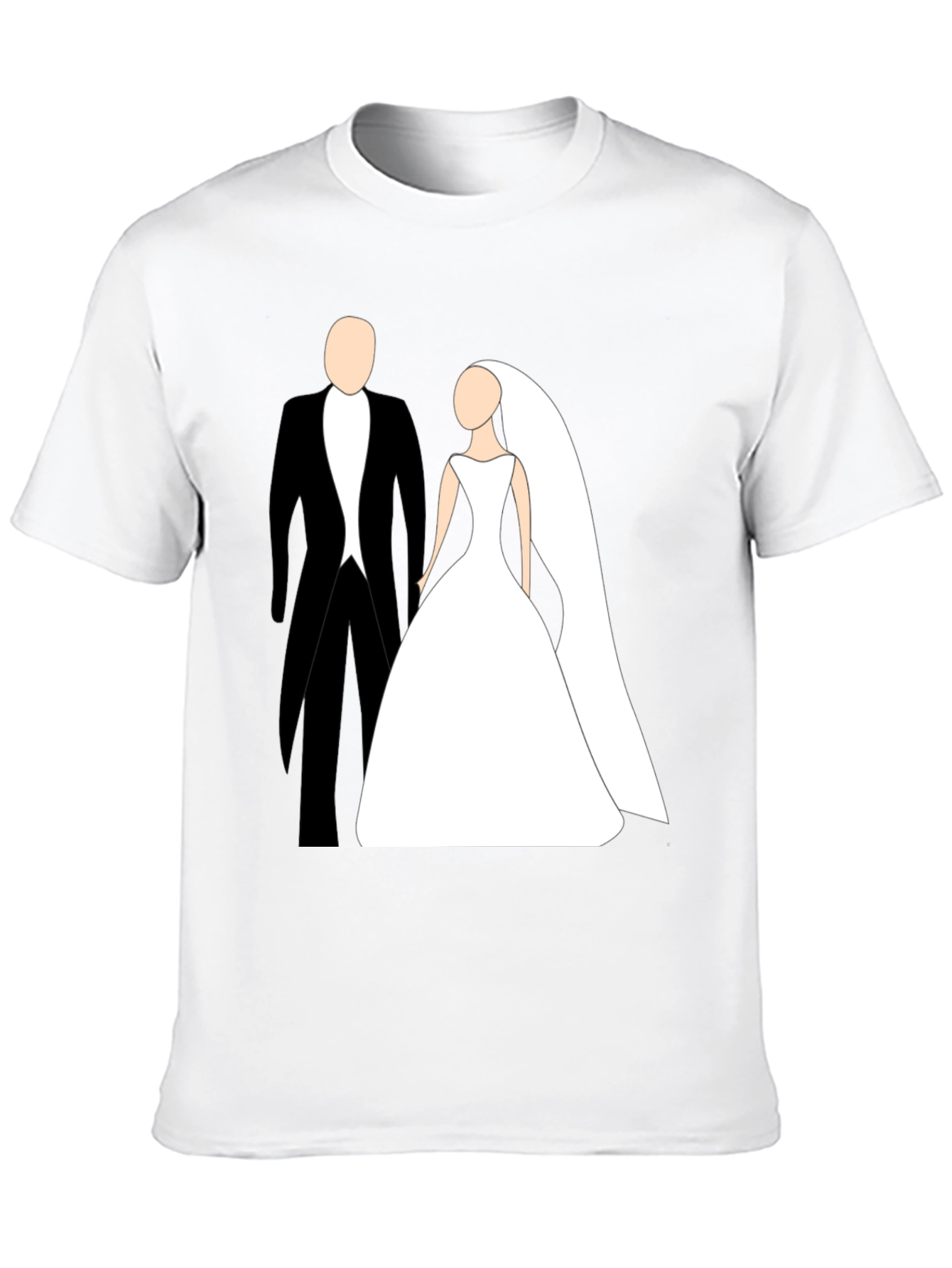 Bride & Groom Graphic Tee - Wedding Gift