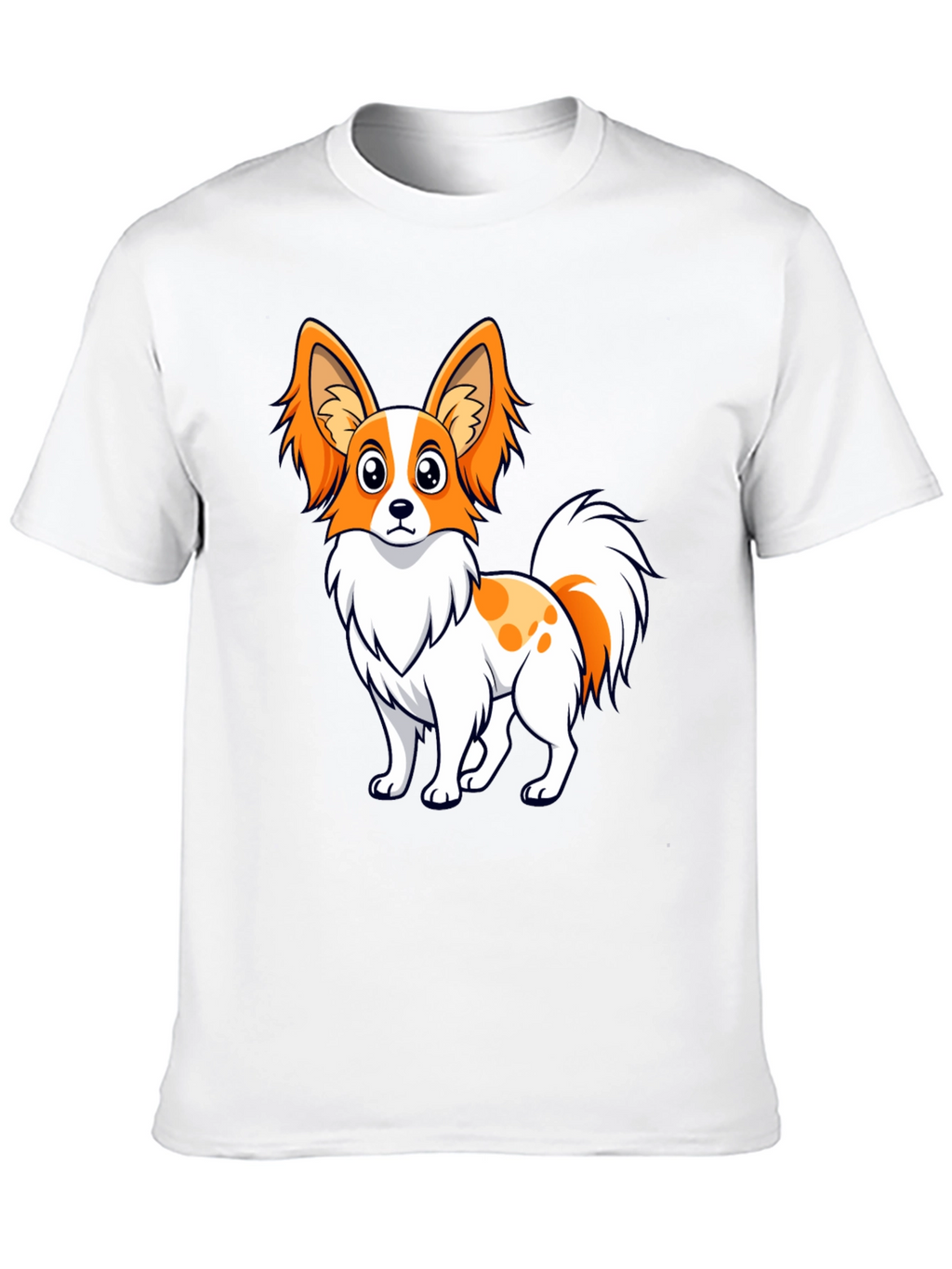 Cute Dog Graphic Tee - Unisex Black T-Shirt