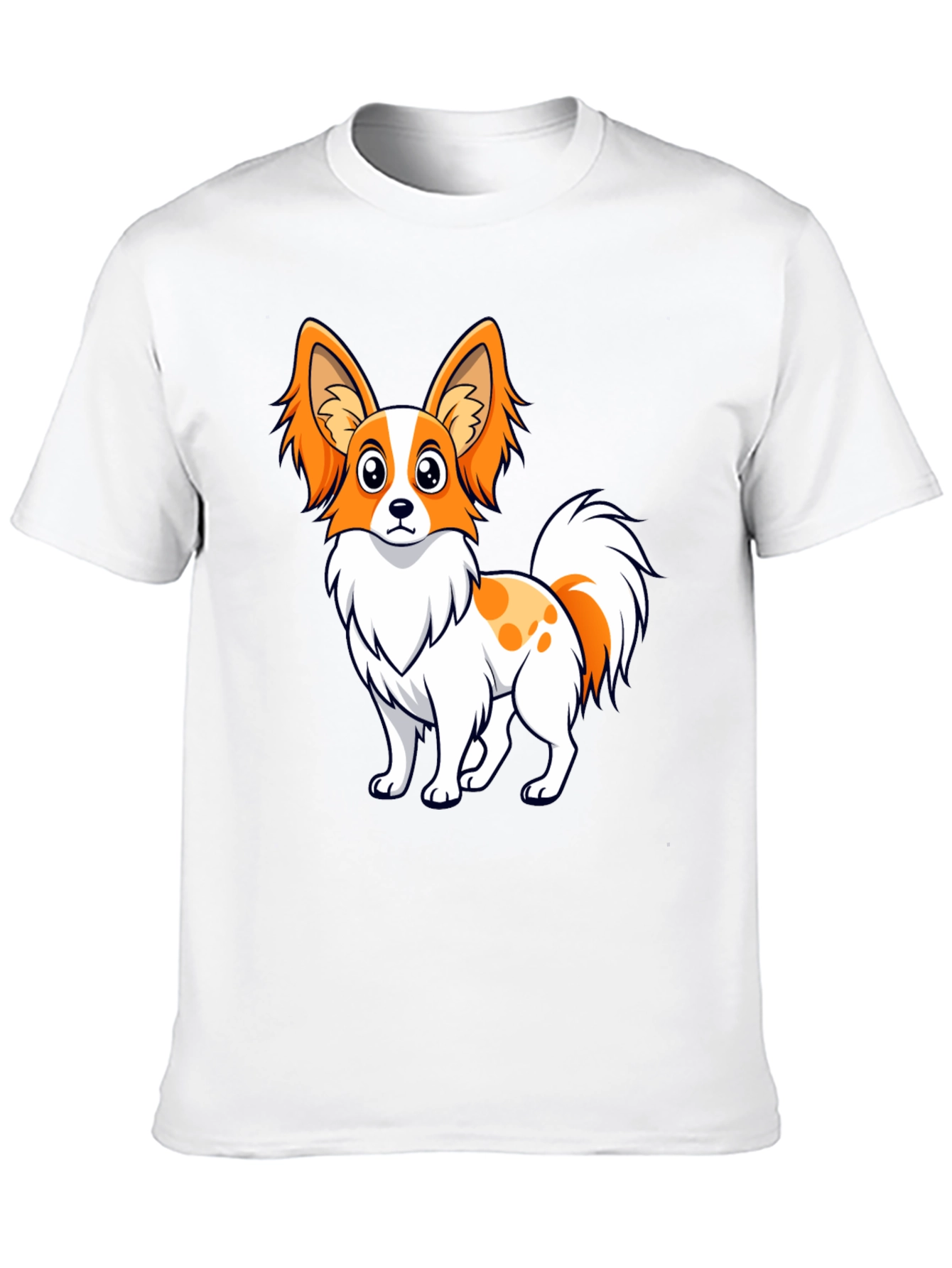 Cute Dog Graphic Tee - Unisex Black T-Shirt
